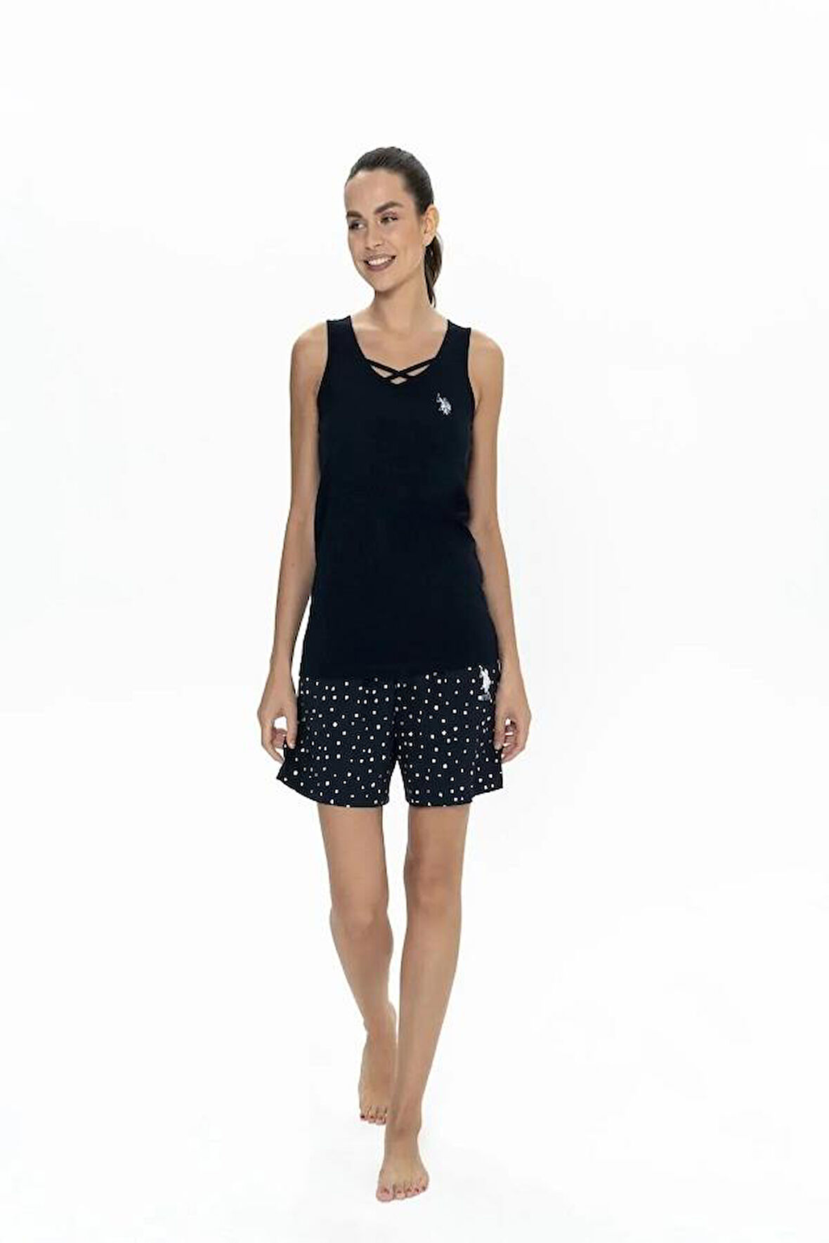 U.S POLO 20053 KADIN ATLET ŞORT  TAKIM