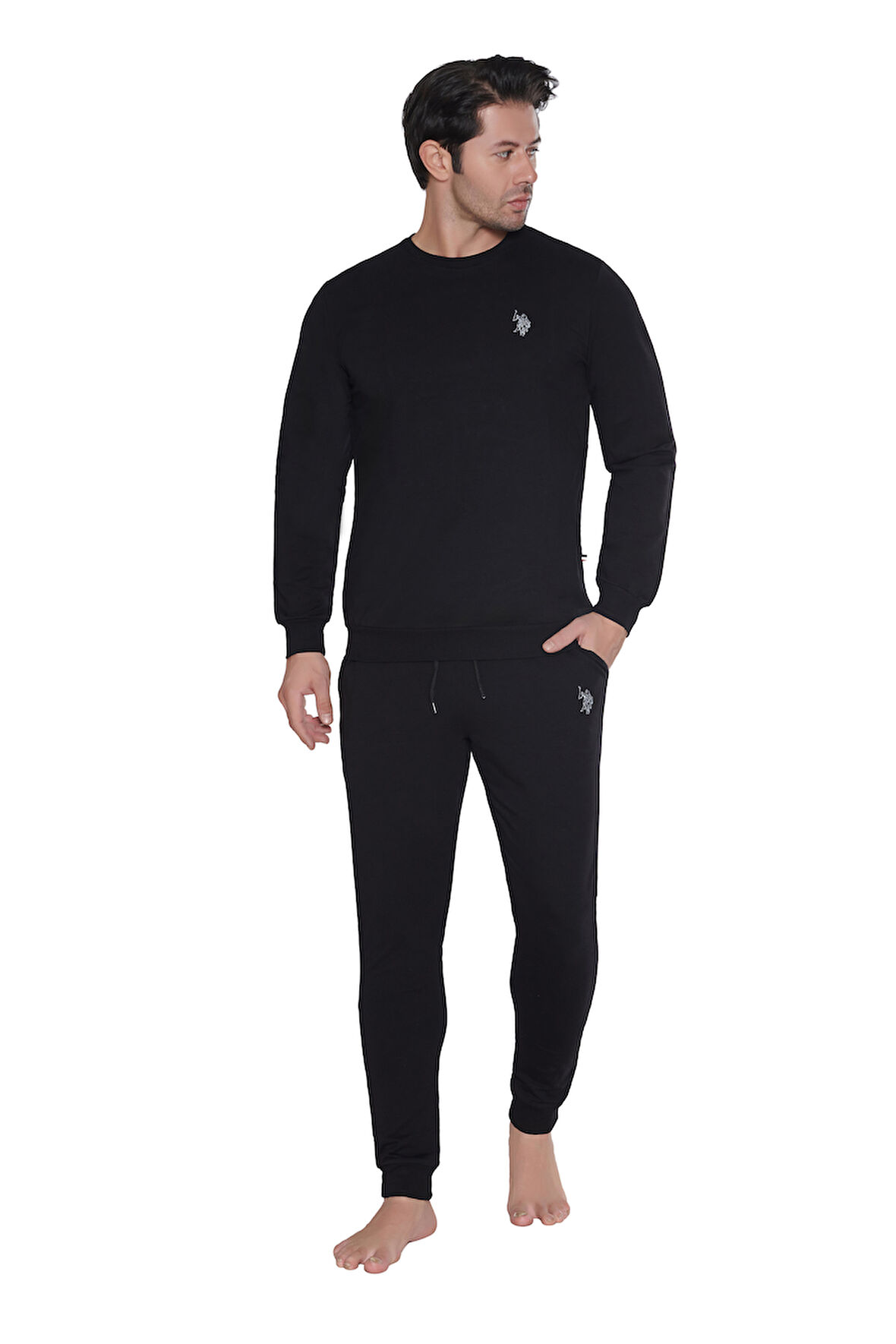 U.S. Polo Assn. Erkek Siyah Ev Giyim 