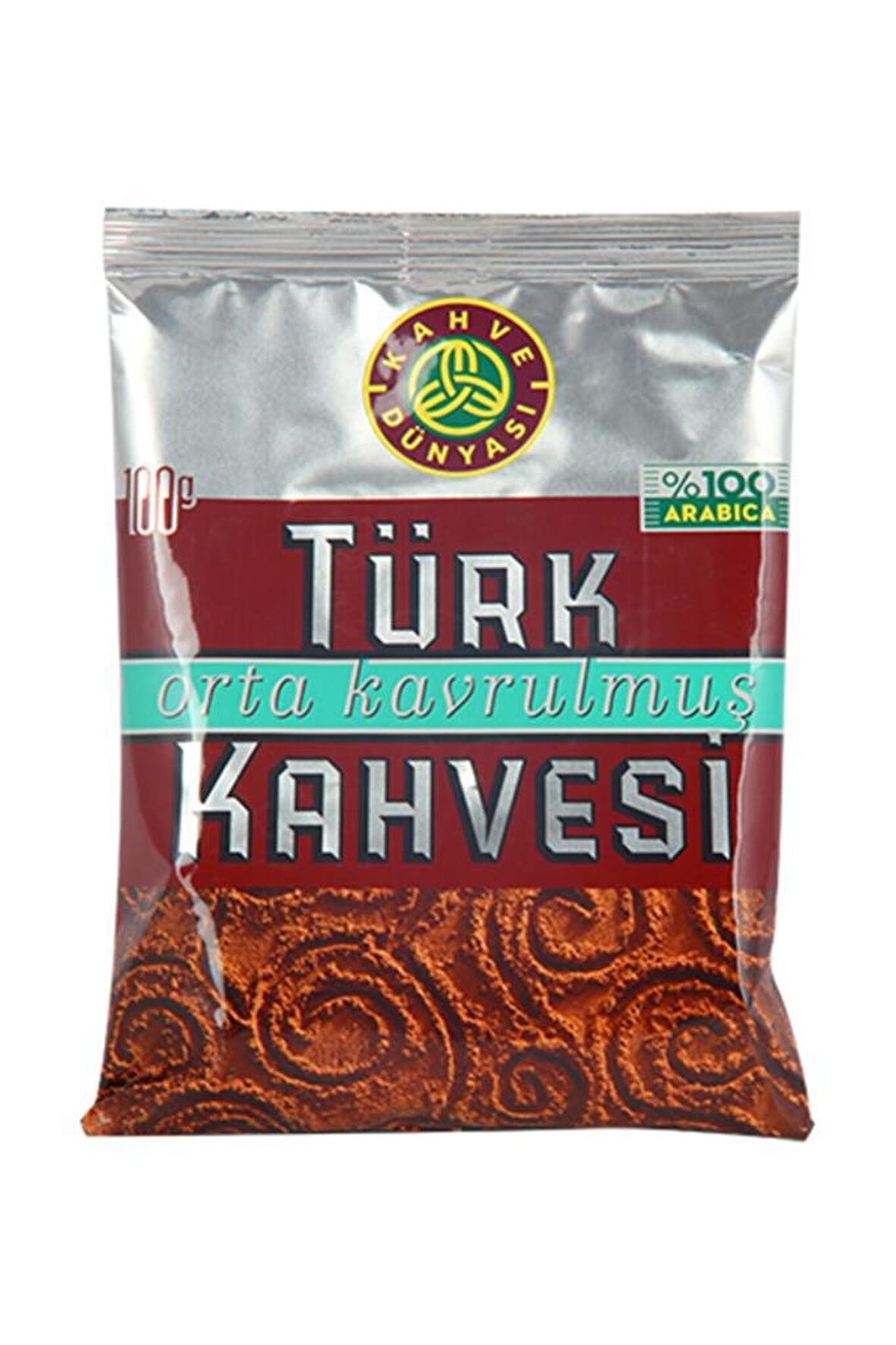 Kahve Dünyası Sade Orta Kavrulmuş Öğütülmüş Türk Kahvesi 12x100 gr 