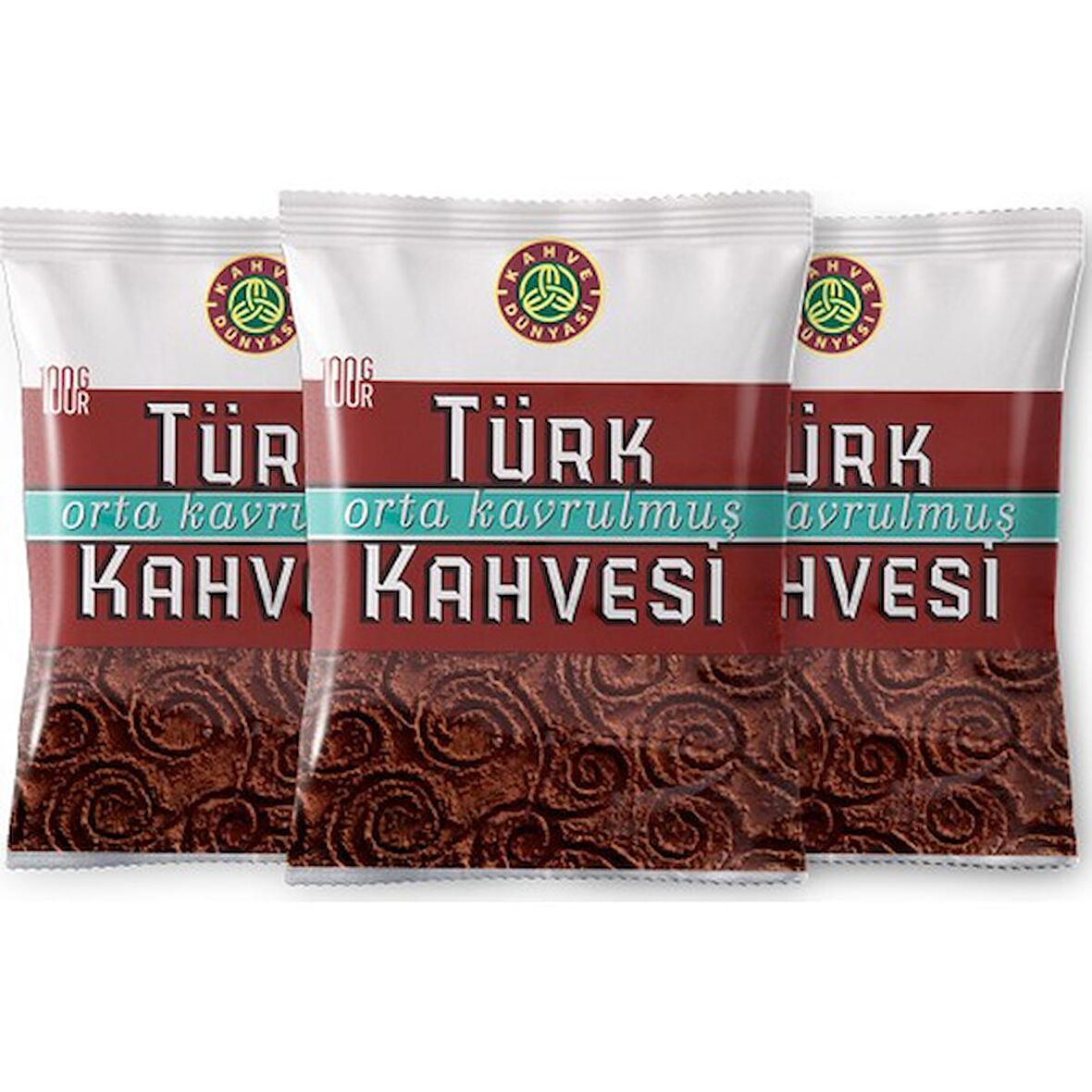 Kahve Dünyası Orta Kavrulmuş Türk Kahvesi 100 gr X 3 Adet