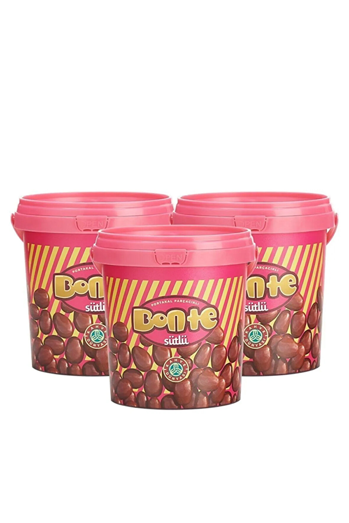 Kahve Dünyası 400gr Portakal Parçacıklı Sütlü Bonte 3'Lü Set