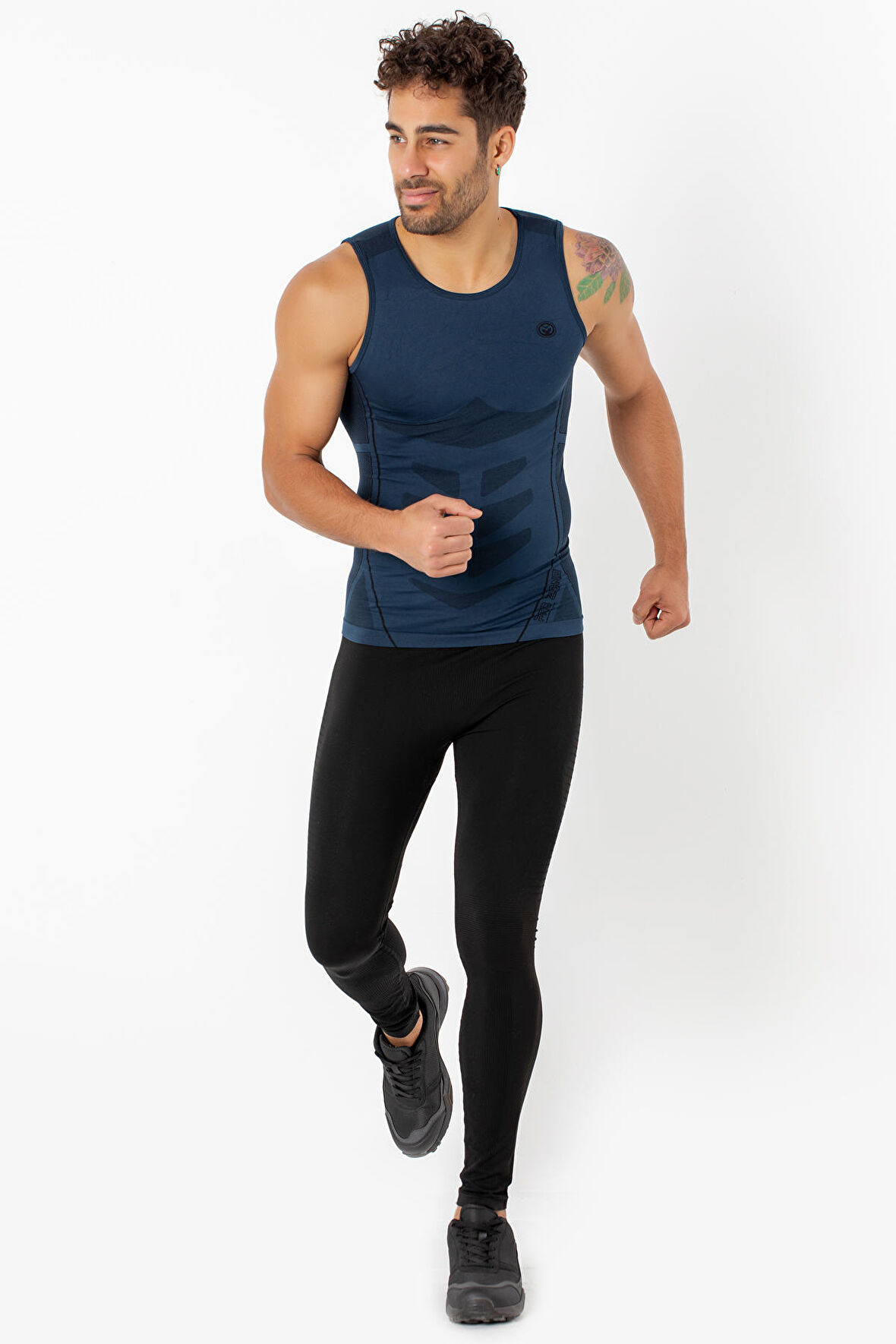 MioFit Erkek Breathable Mesh Dikişsiz Spor Atlet