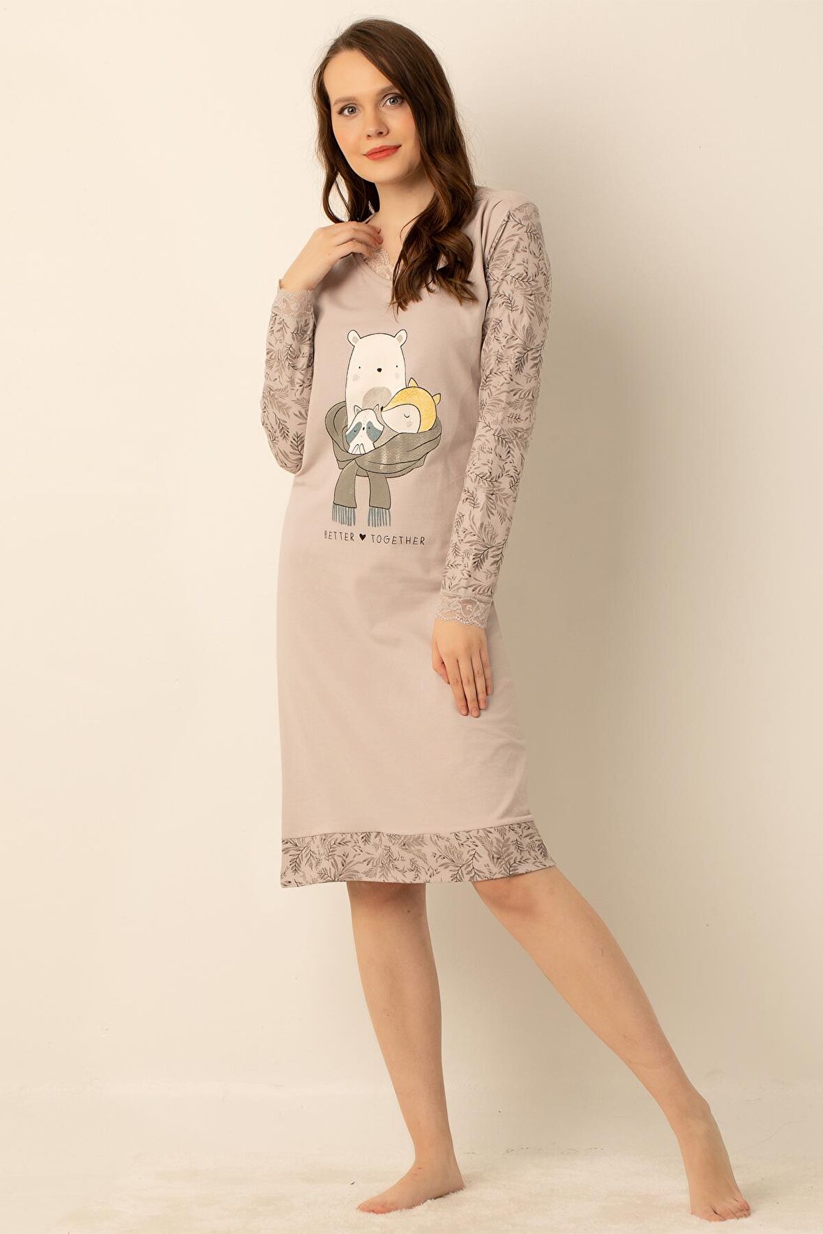 DoReMi Doğal Pamuklu Gecelik