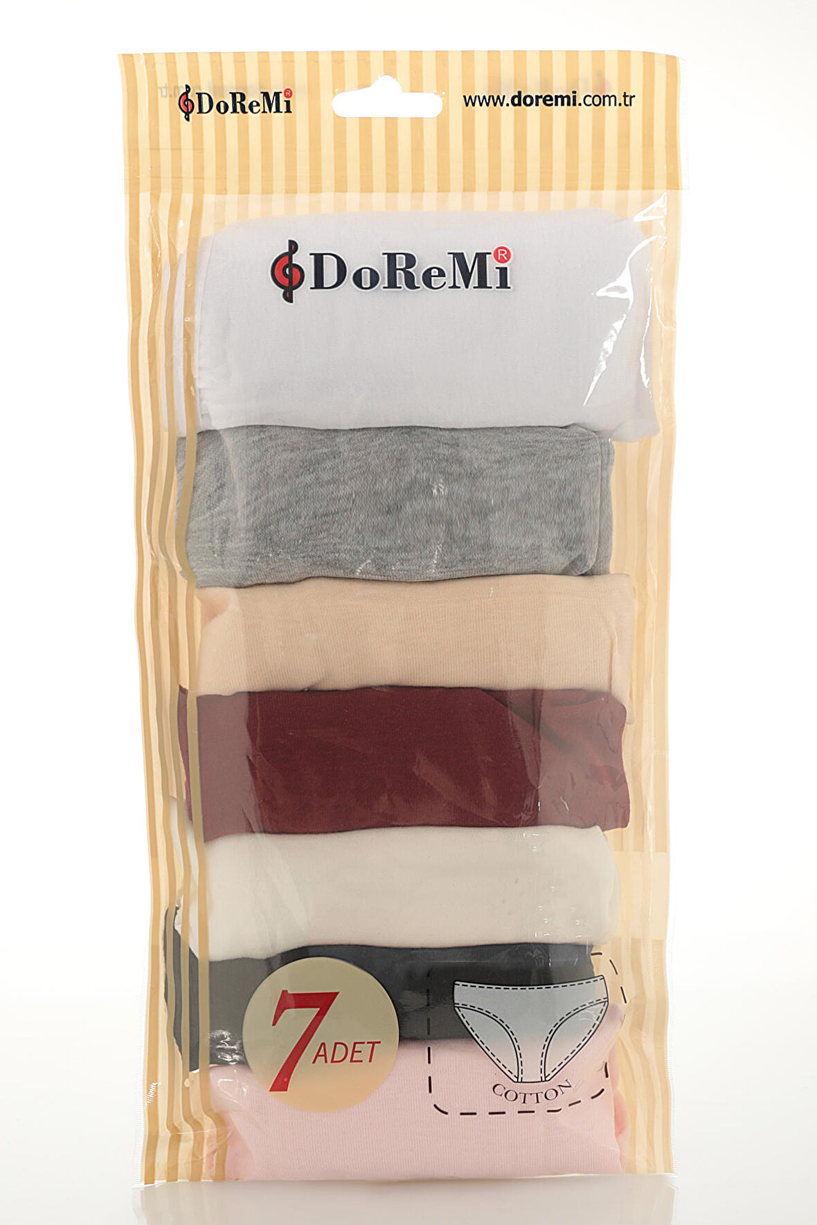 DoReMi Düz Daily Fit 7li Kadın Külot