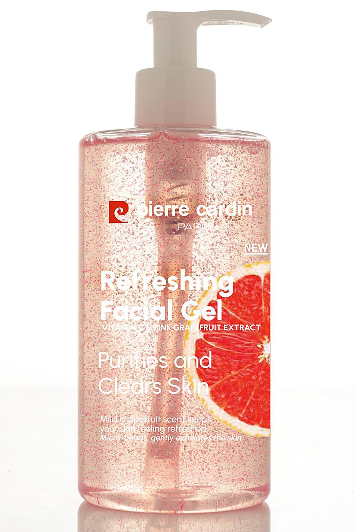 18466 - Pierre Cardin Refreshing Facial Cleanser with Vitamin C & Pink Grapefruit Extract-Köpük Jel 350ml