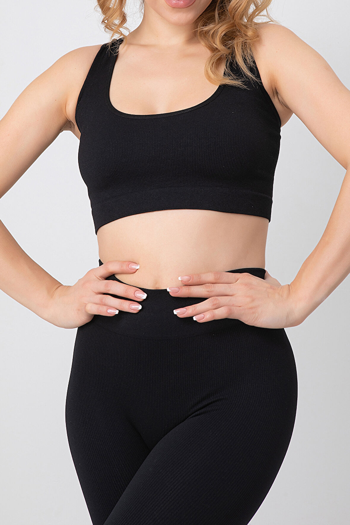 DoReMi Seamless Fitilli Çapraz Kalın Askılı Spor Sütyen