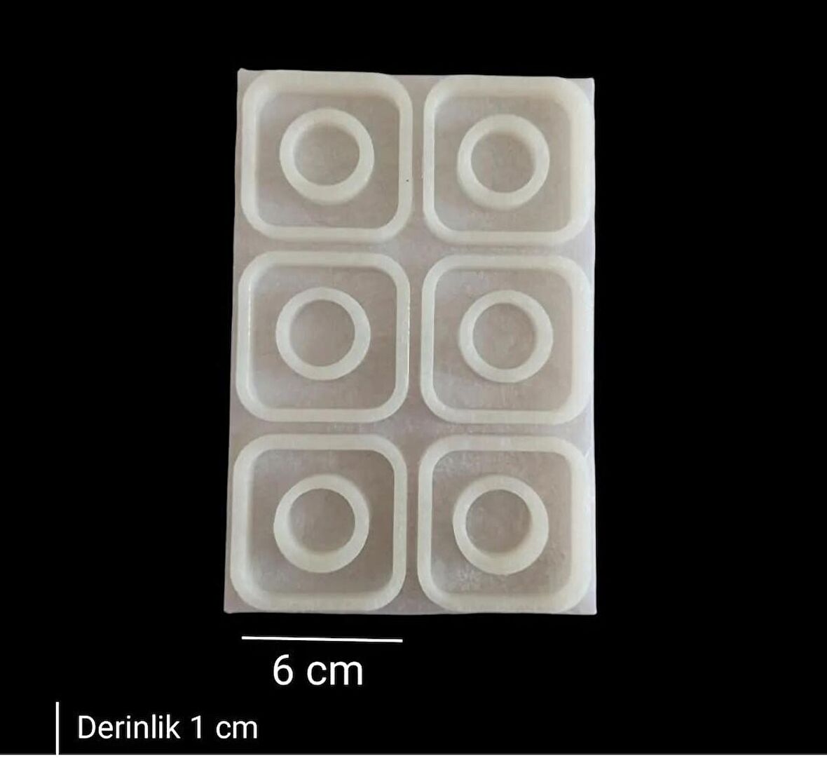 6 cm - Peçete Yüzüğü Kalıbı M1