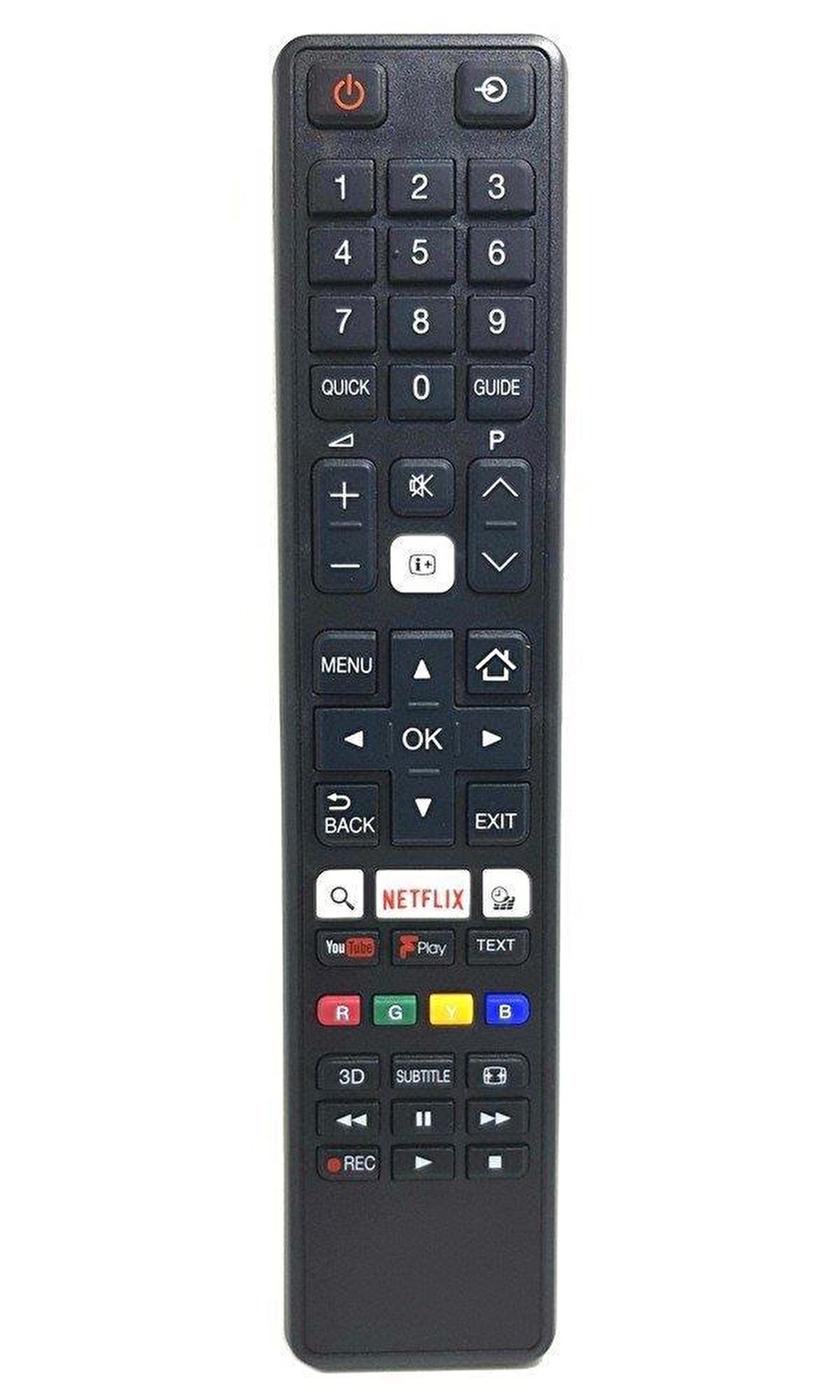 Toshiba CT-8069 Netflix YouTube 3D-LED TV Kumanda