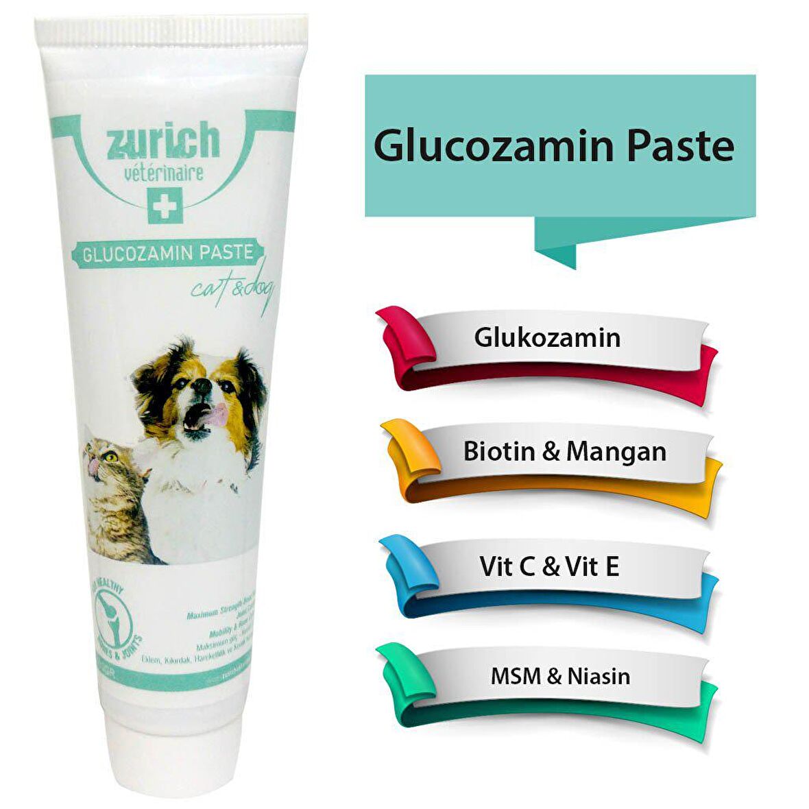 Zurich Kedi Köpek Glukozamin Paste 100 gr