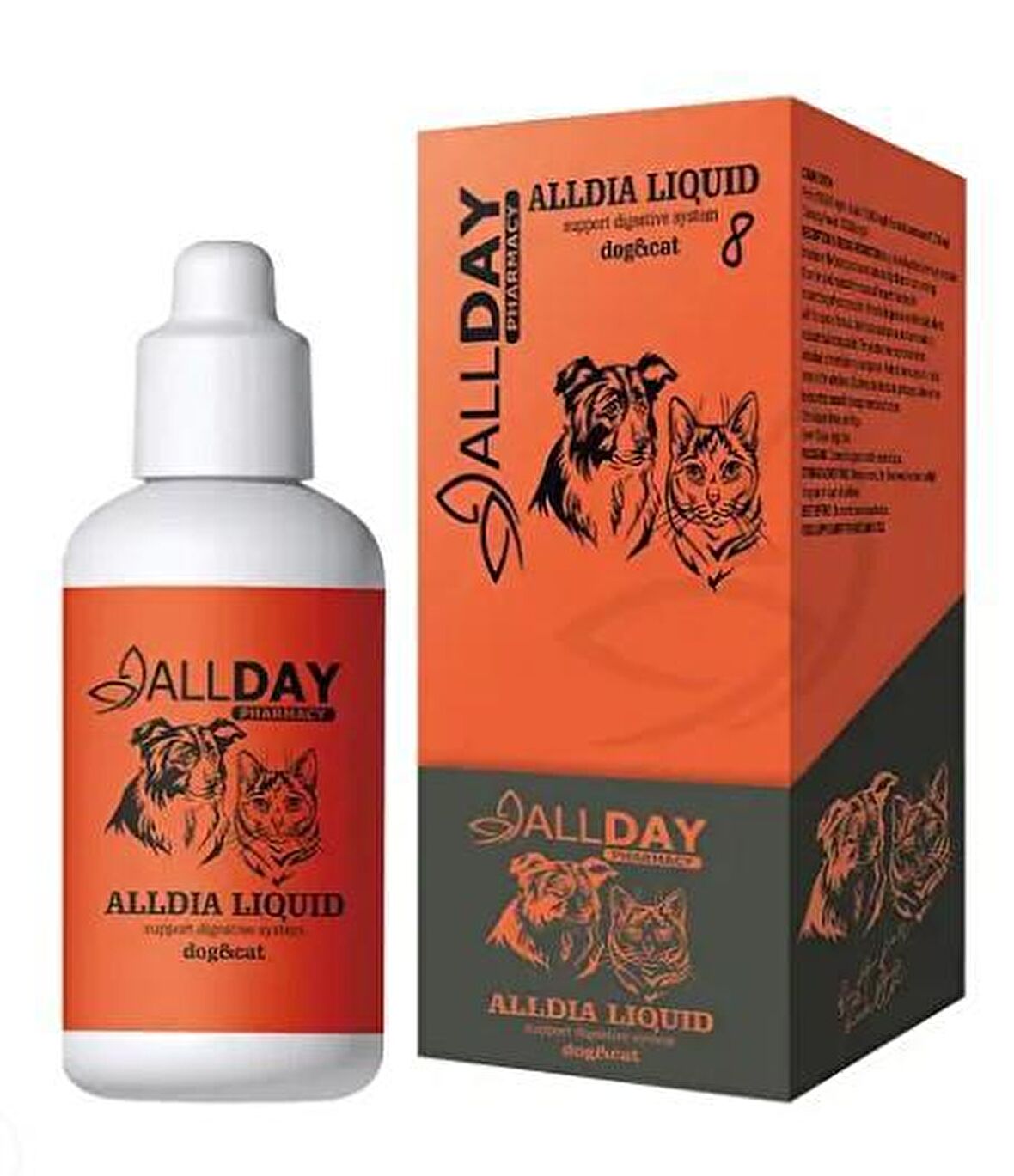 Allday 8 AllDia Yavru-Yetişkin Sindirim Sistemi Destekleyici Şurup 100 ml