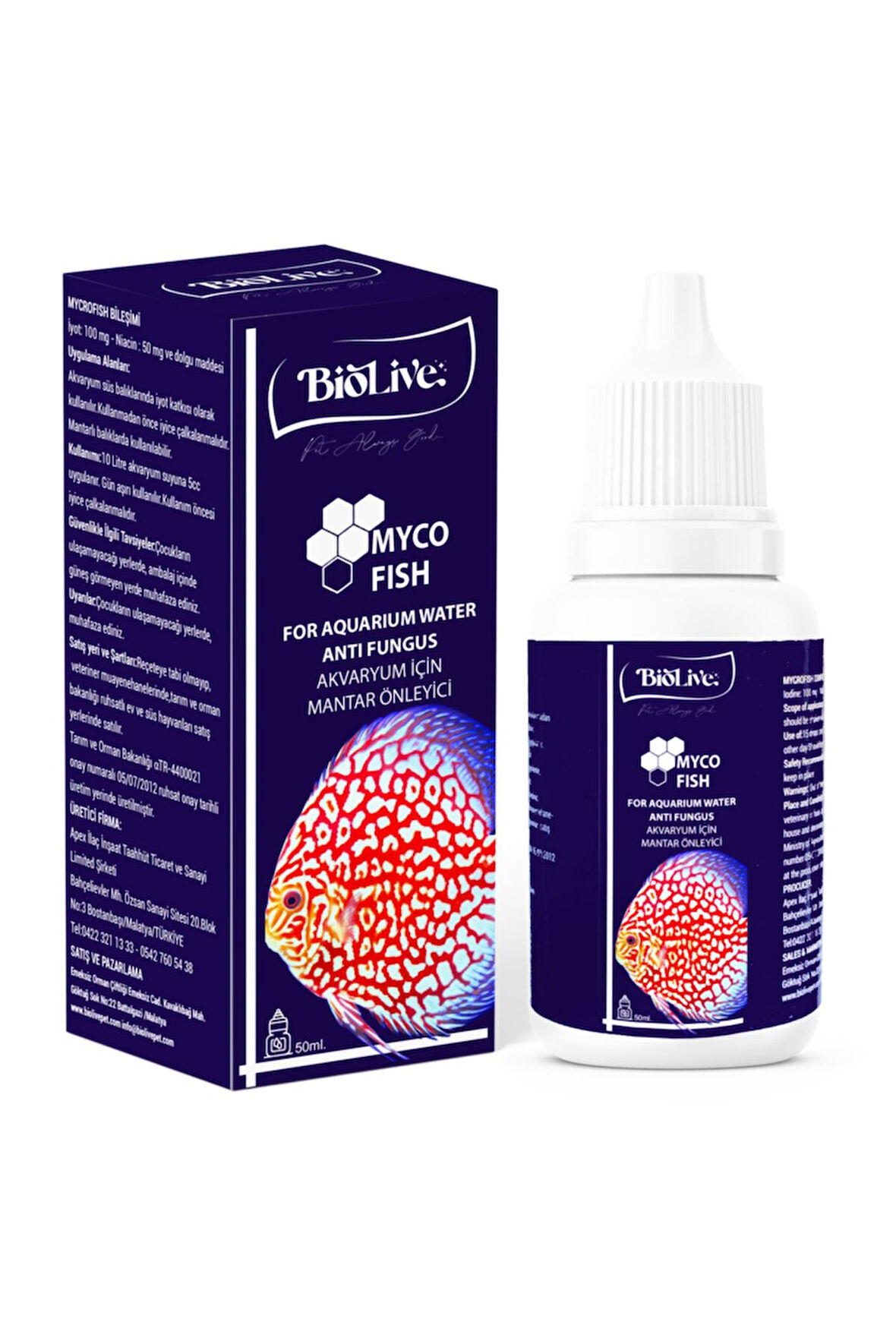 BİOLİVE PETİNGO MYCOFİSH 50 ML