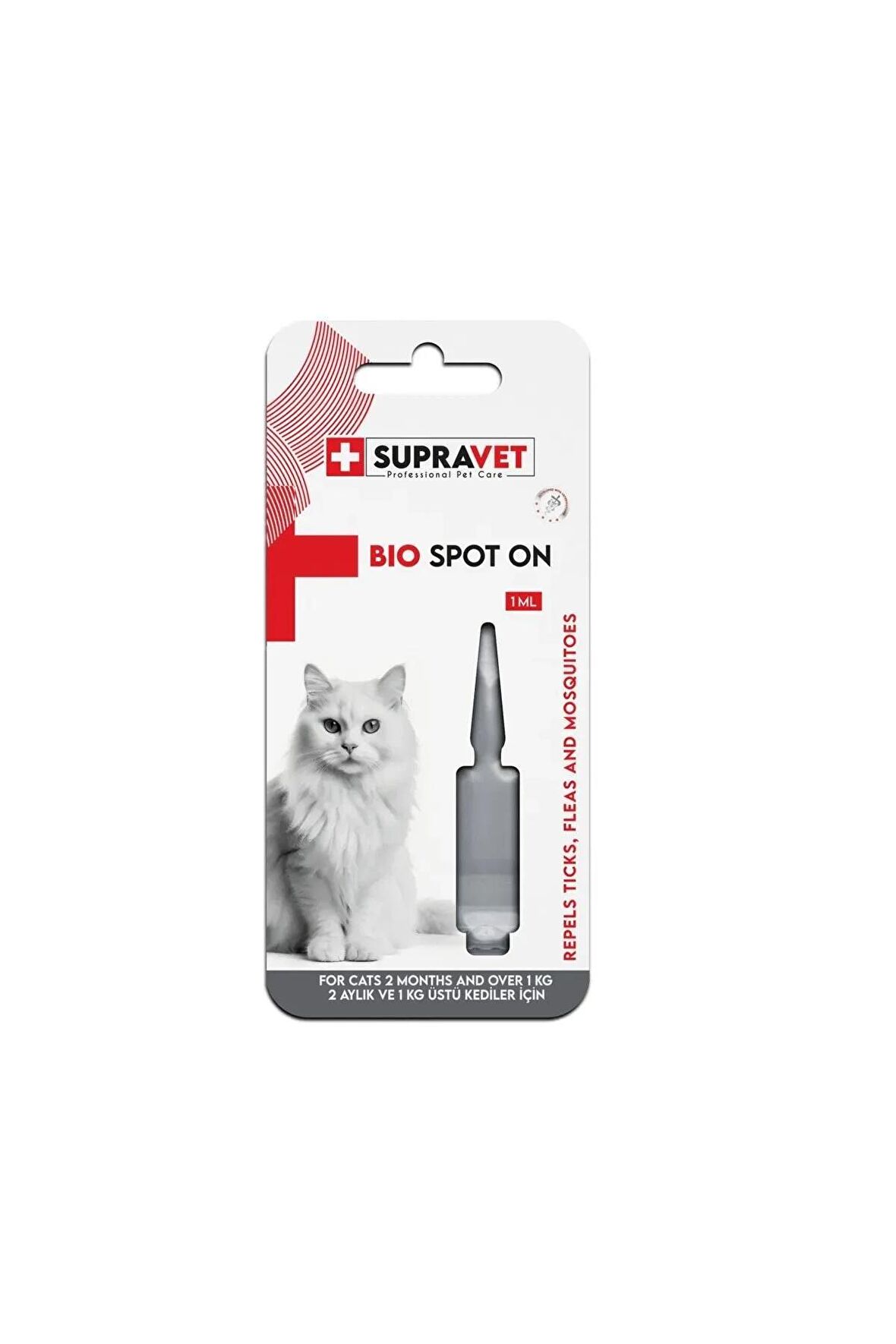 SET-010 Supravet Kedi Bit, Pire, Kene Dış Parazit Uzaklaştırıcı Set