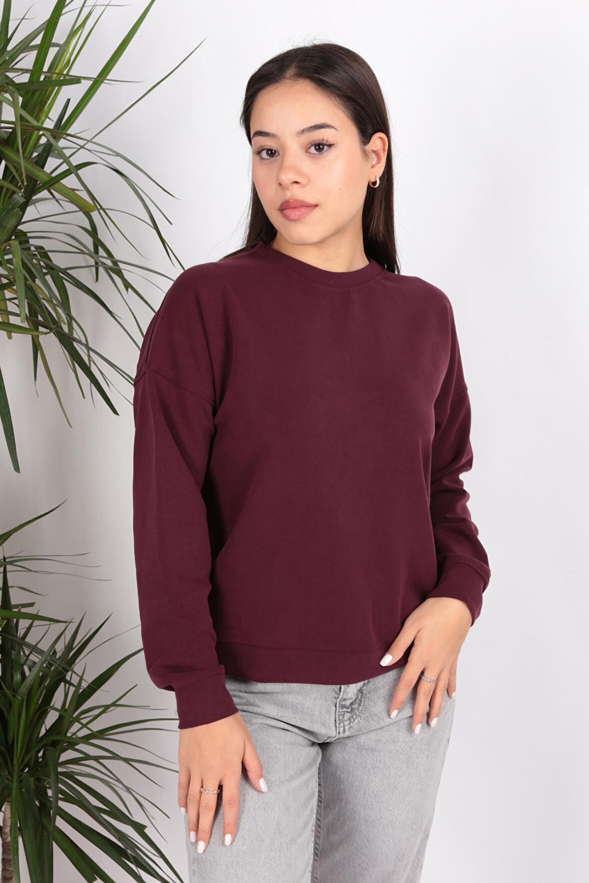 Busem W0011055 Kadın Modal Sweatshirt