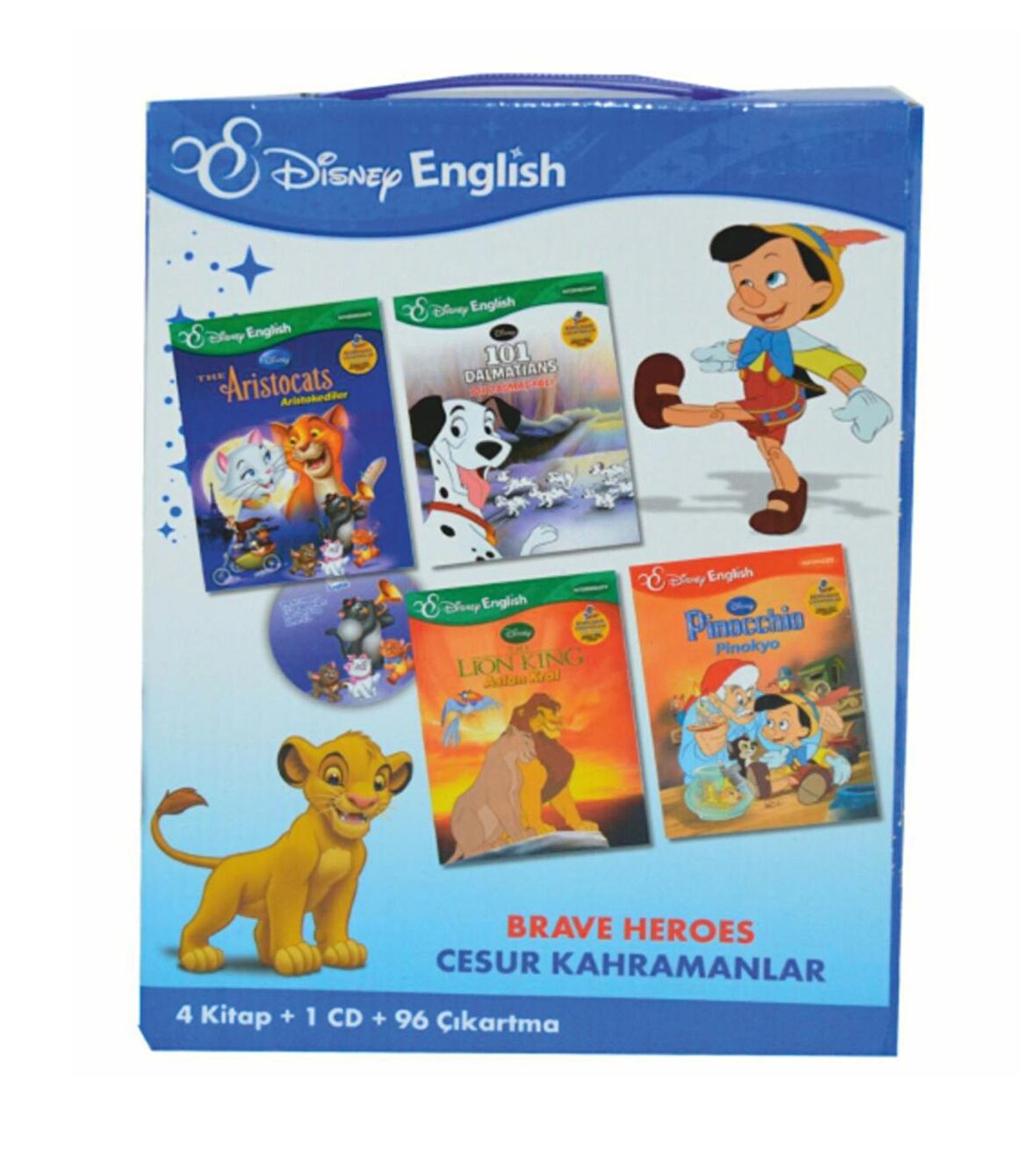 Disney English Brave Heroes - Cesur kahramanlar Çantalı Set