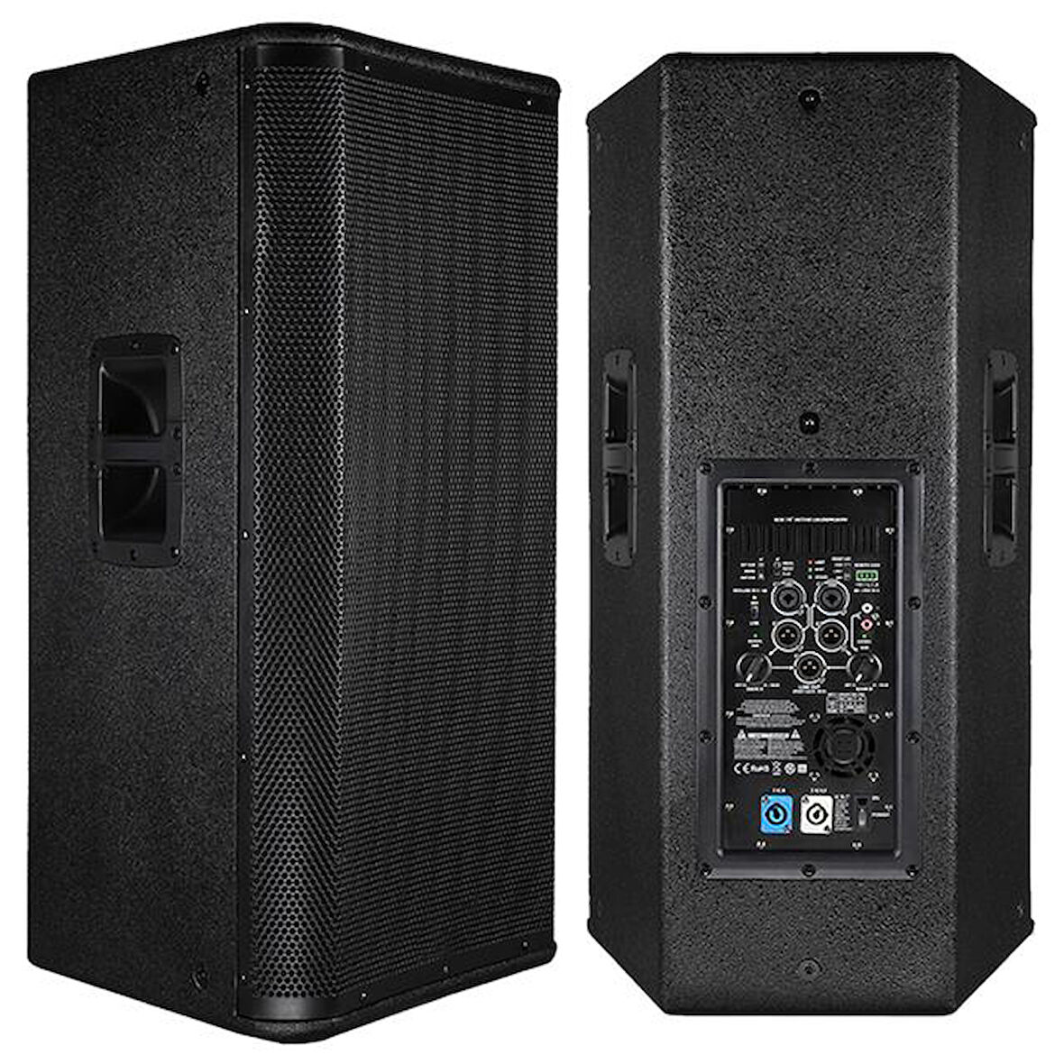 Shile KW12S 12" 2000 Watt 2 Yollu Profesyonel Aktif Kabin Hoparlör