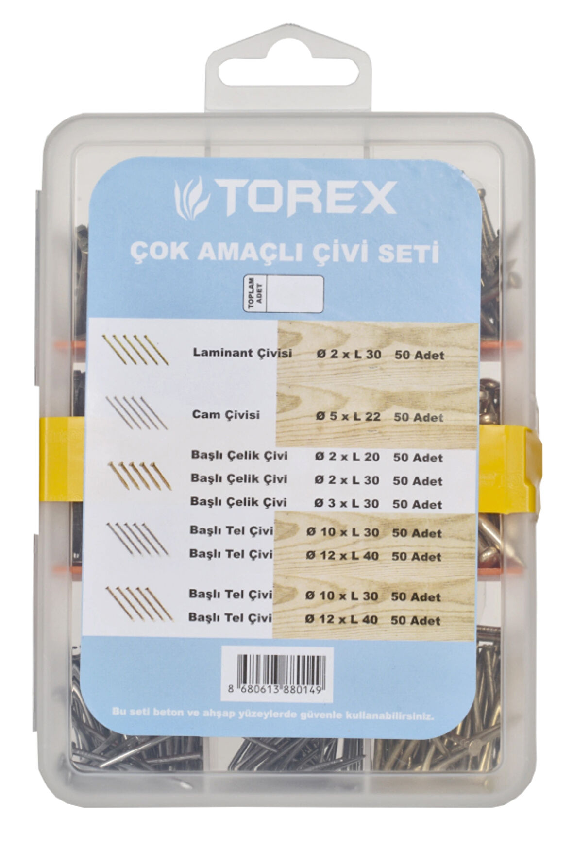 ÇOK AMAÇLI ÇİVİ SETİ 