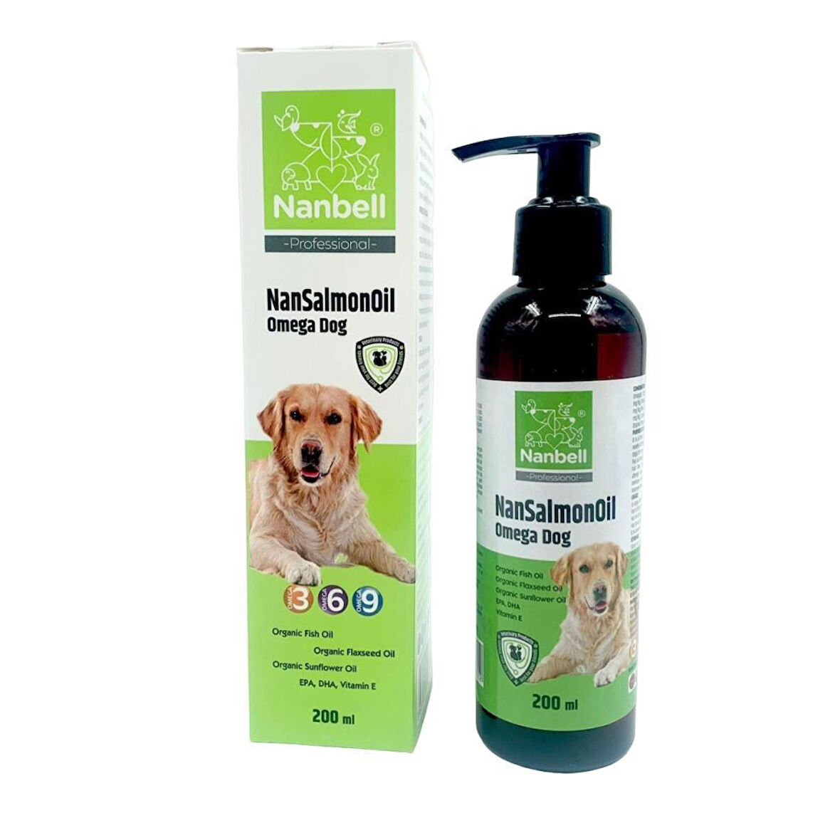 Nanbell NanSalmonOil Köpek Balık Yağı 200 Ml