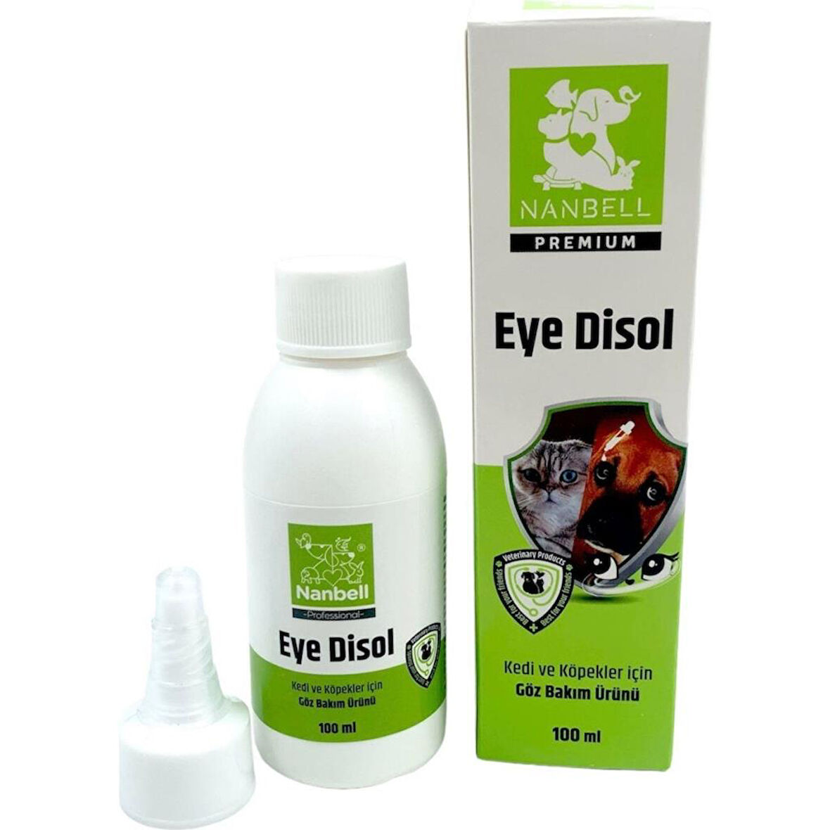 Nanbell Eye Disol Kedi Köpek Göz Bakım Ürünü 100Ml