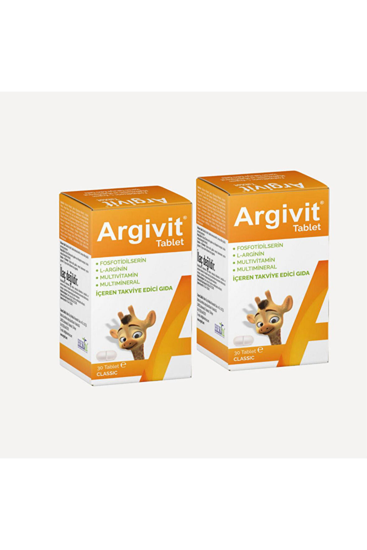 Argivit Classic 30 Tablet 2 Adet