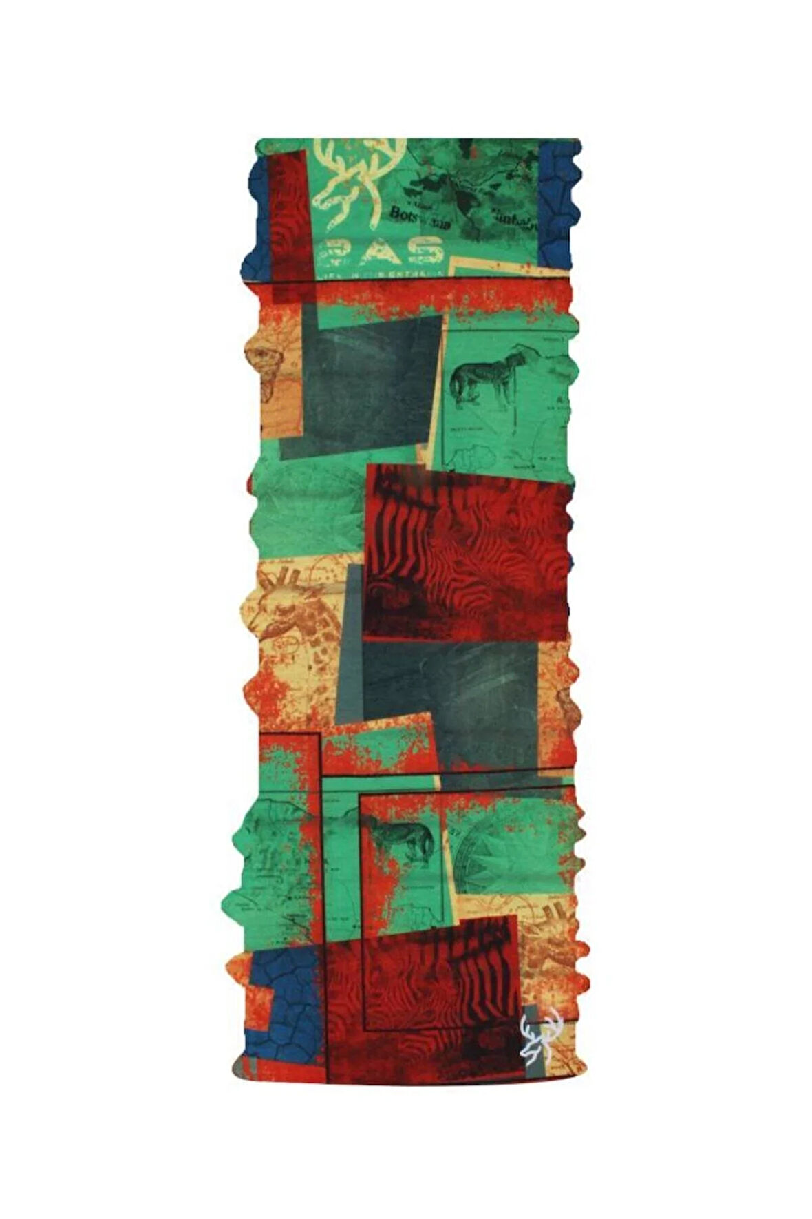 Safari Bandana Kırmızı/Yeşil