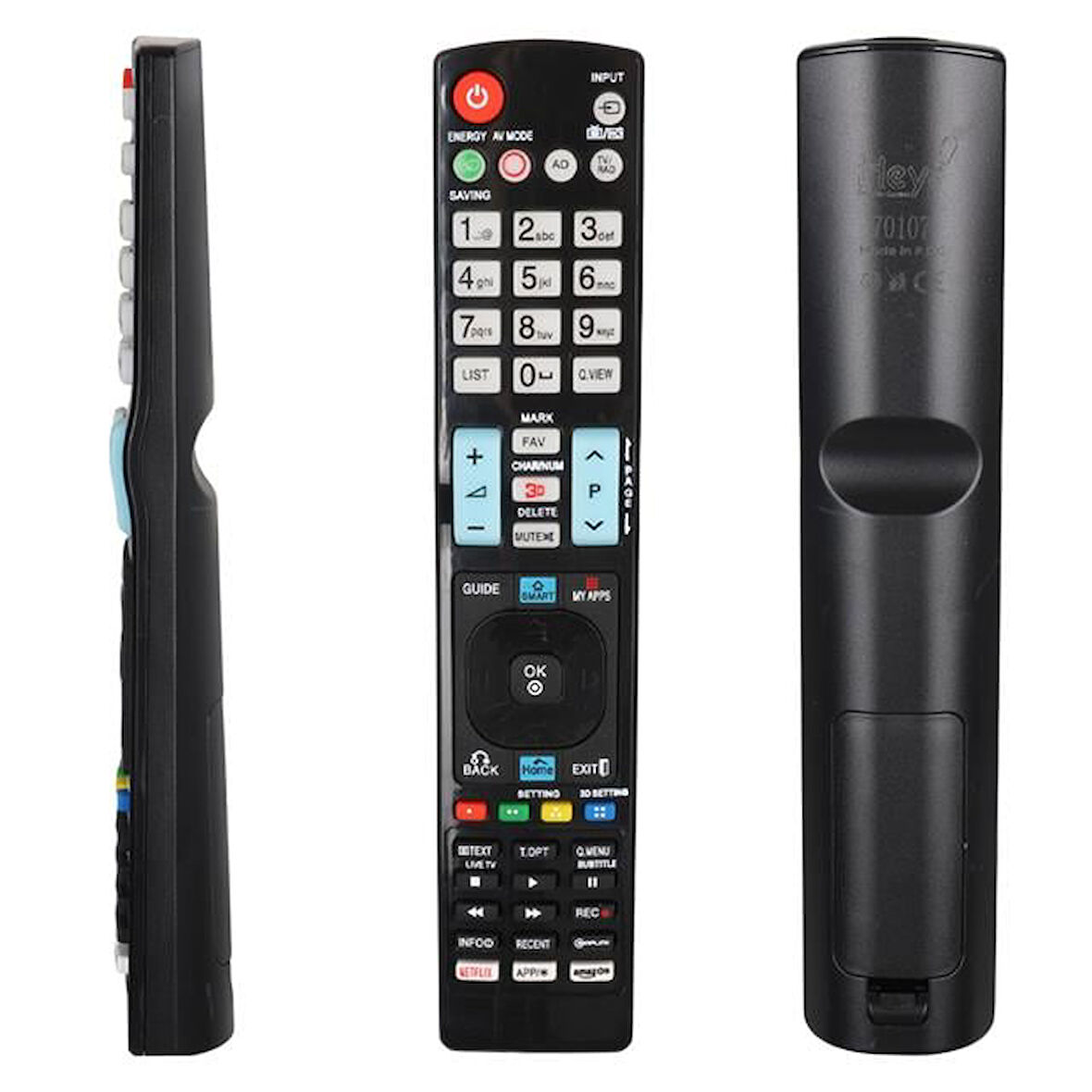  70107 RM L930+3 Küçük Kalip LG Universal LCD LED TV Kumanda