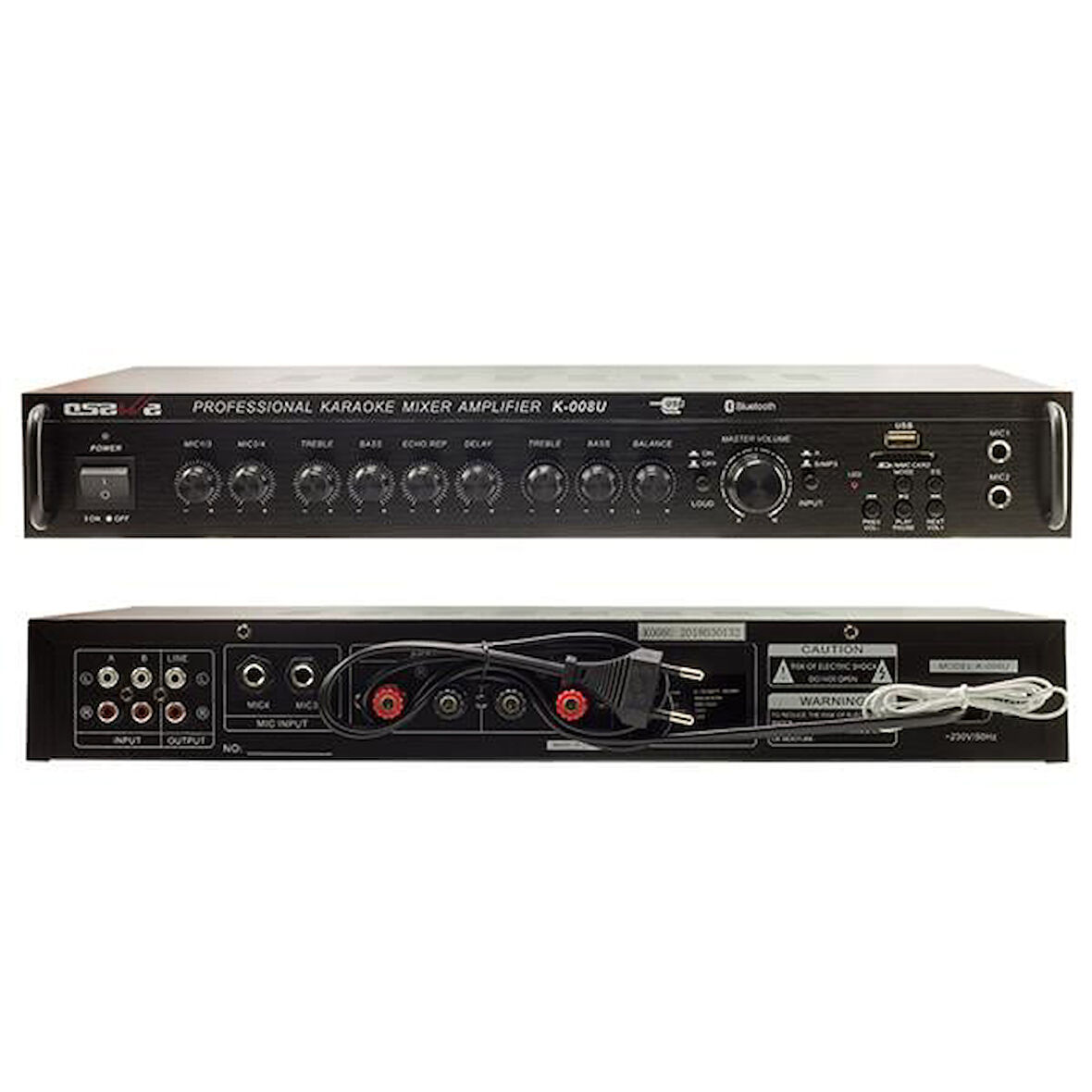 Osawa K-008U Eko'lu 150W Usb li Anfi Stüdyo Tipi Amfi