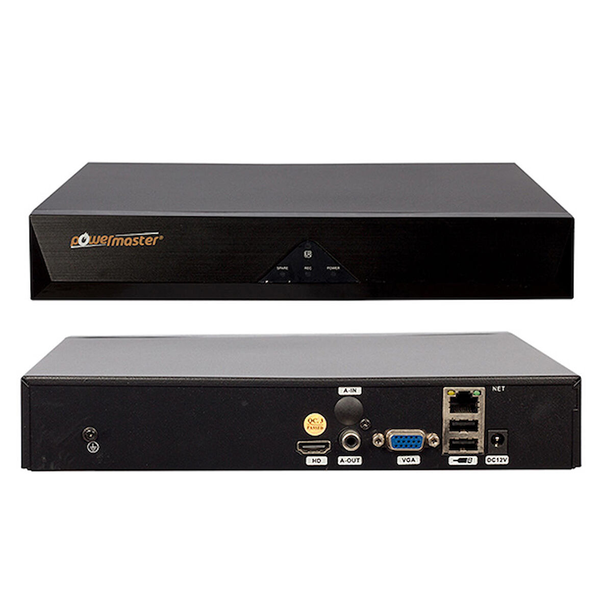 POWERMASTER PM-N6100 8 KANAL 4 MP DESTEKLİ 1 HDD 2160P NVR KAYIT CİHAZI