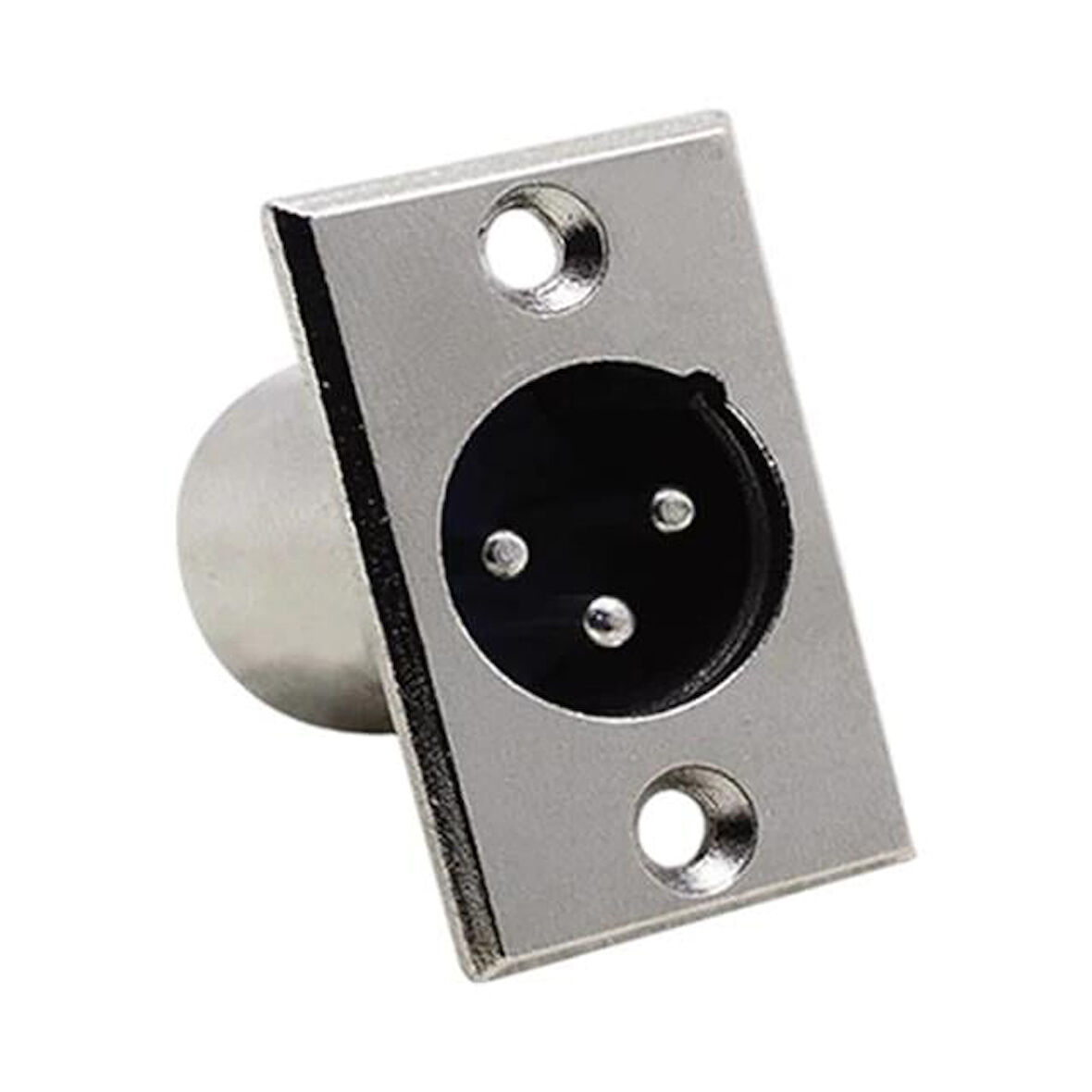 Elektromer Canon XLR 3 Pin Erkek Şase Konnektör