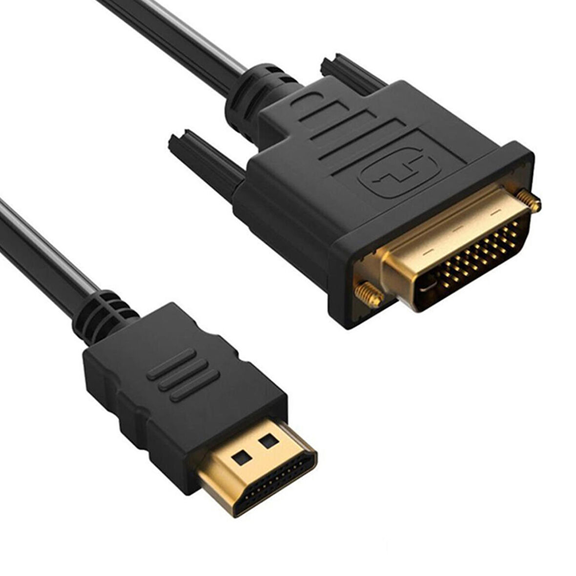 HDMI DVI KABLO 5 METRE DVI 24+1 MALE TO HDMI 19P MALE POWERMASTER