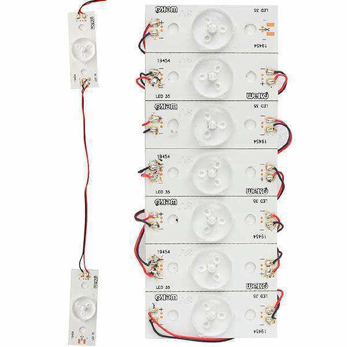 3V TEK LED KABLOLU BİRBİRİNE BAĞLI 7 Lİ POŞET