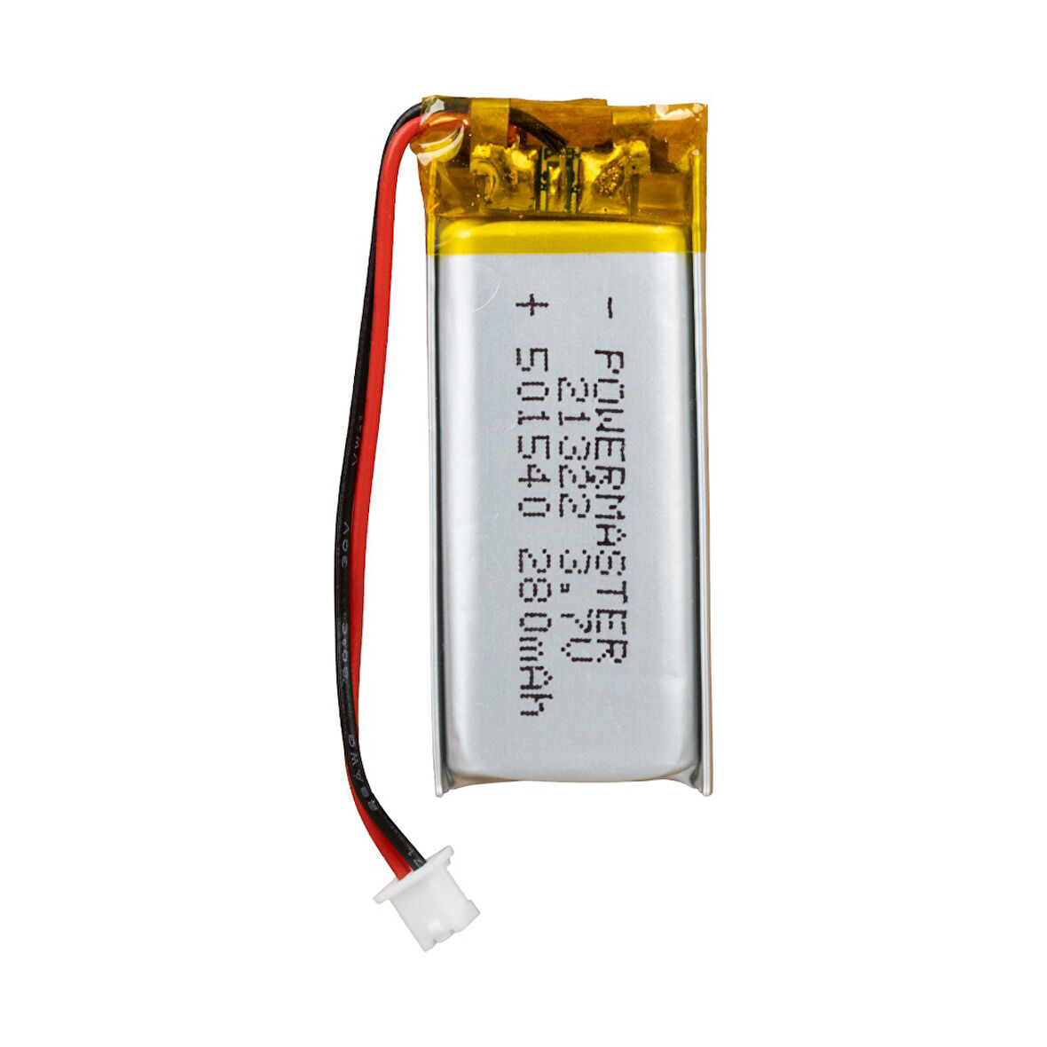 Powermaster 501540 3.7 Volt 280 Mah Lityum Polimer Pil