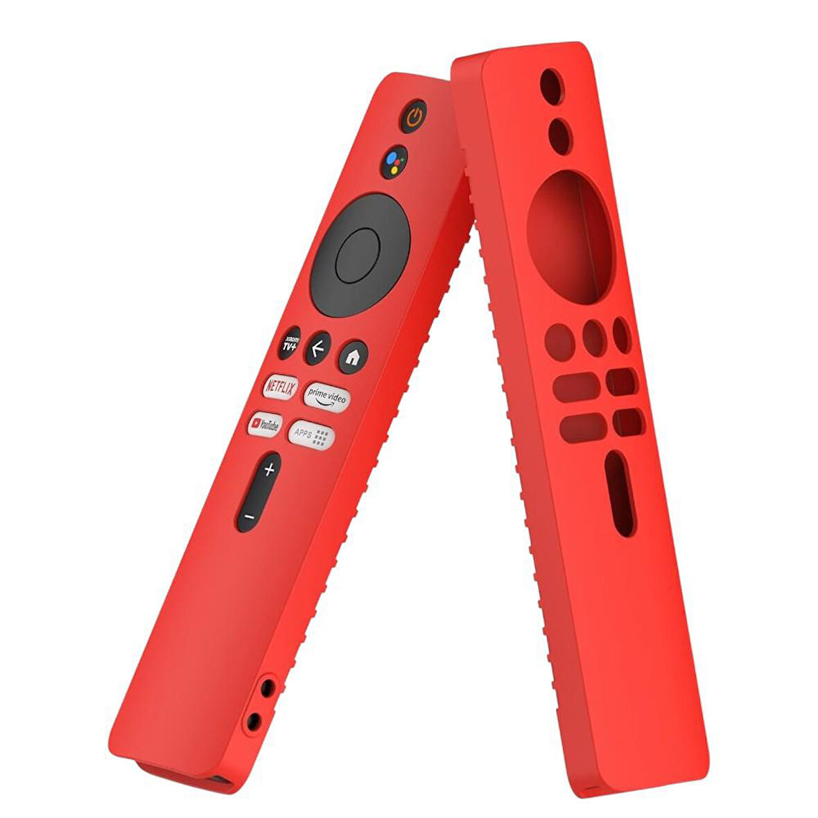 Xiaomi XIMR-M8 4S 4K MiBox Kumanda Uyumlu Silikon Koruma Kılıfı - Kırmızı
