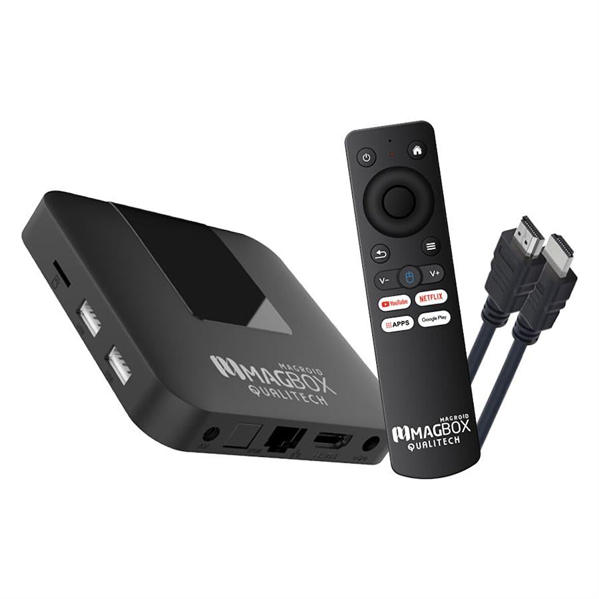 Ayt Magbox Magroid Qualitech 32GB Rom 2GB Ram 2.4G H313 CPU Android TV Box İ p Tv Destekli