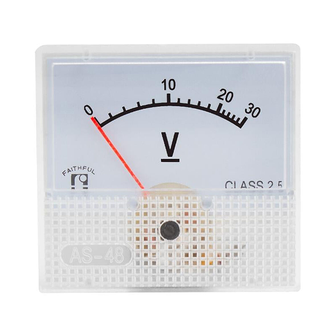 Ayt 0-30V DC Analog Voltaj Gösterge 45x48 Mm Volt Ölçer Voltaj Ölçüm Cihazı Analog IC-230A