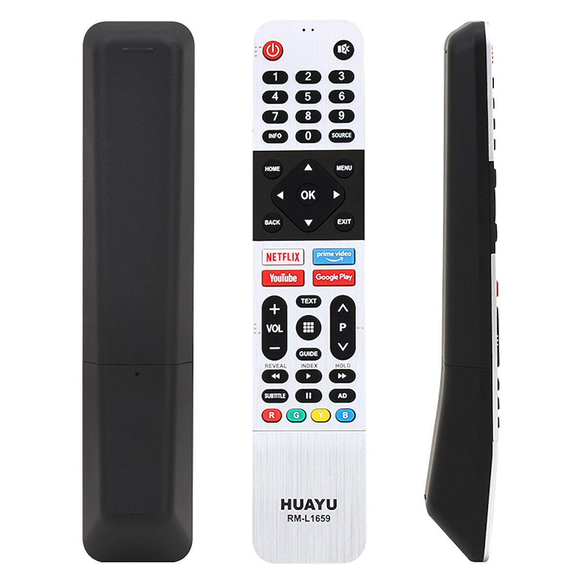 Huayu Kl RM-L1659 Arçelik-Beko-Grundıg Netflix-Prime Video-Google Play Tuşlu LCD-LED Tv Unıversal Kumanda