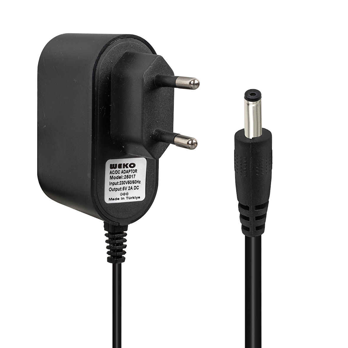 Weko WK-25017 5 Volt 2 Amper Krokodil Uçlu Xiaomi Next Sencrom Android Cihaz Adaptörü