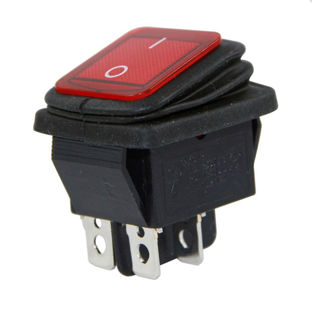 IC-104W Geniş Körüklü 4P Işıklı On-Off Anahtar
