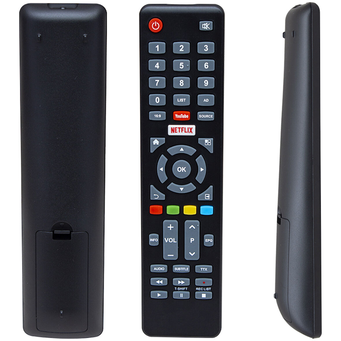 Ayt Botech Netflix Youtube Tuşlu LCD LED TV Kumandası Uzaktan Kumanda