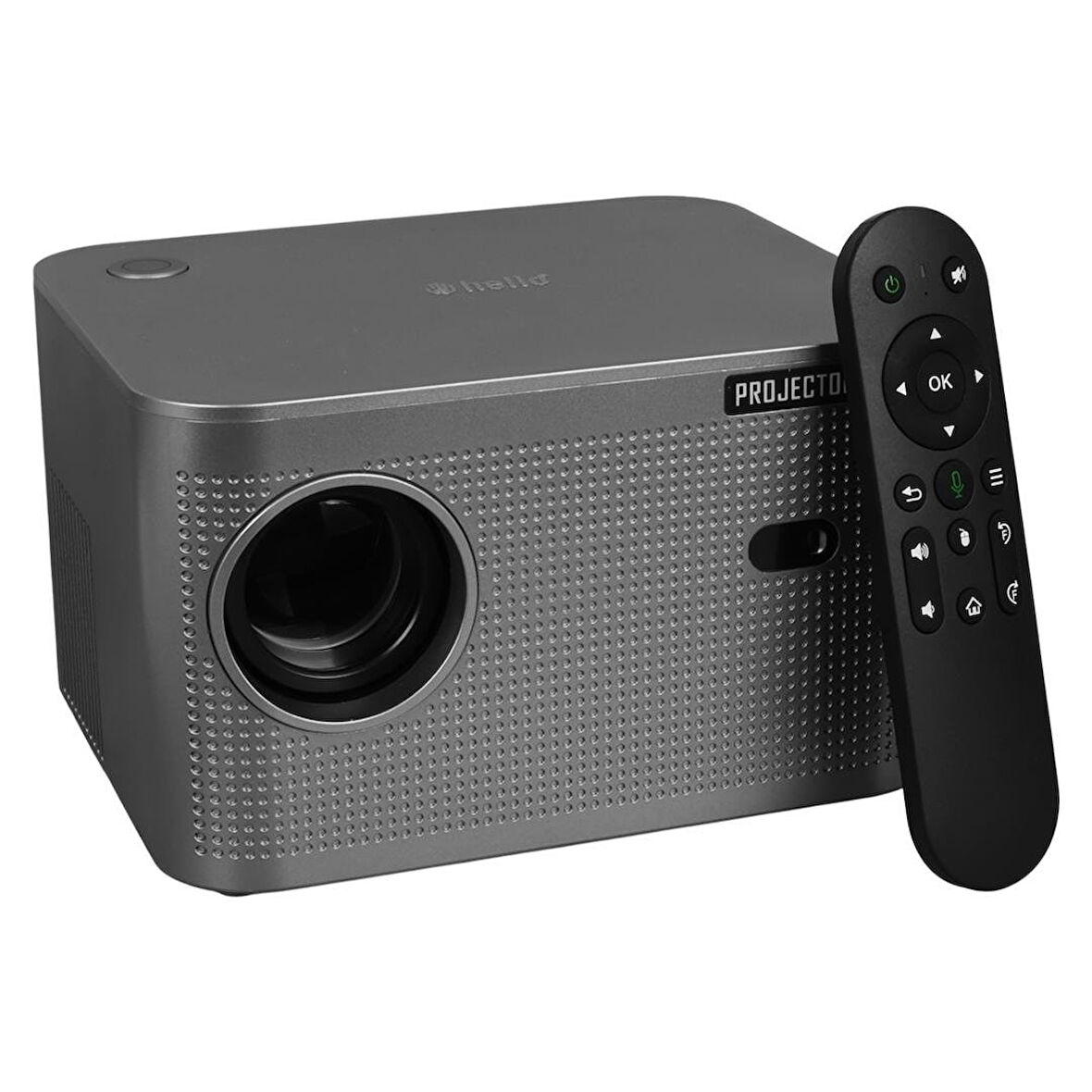 Hello HY350 Sesli Komutlu Android 11 Akıllı LED Projeksiyon FHD Kablosuz Görüntü Aktarım Destekli Ev Sinema Sistemi Yansıtma