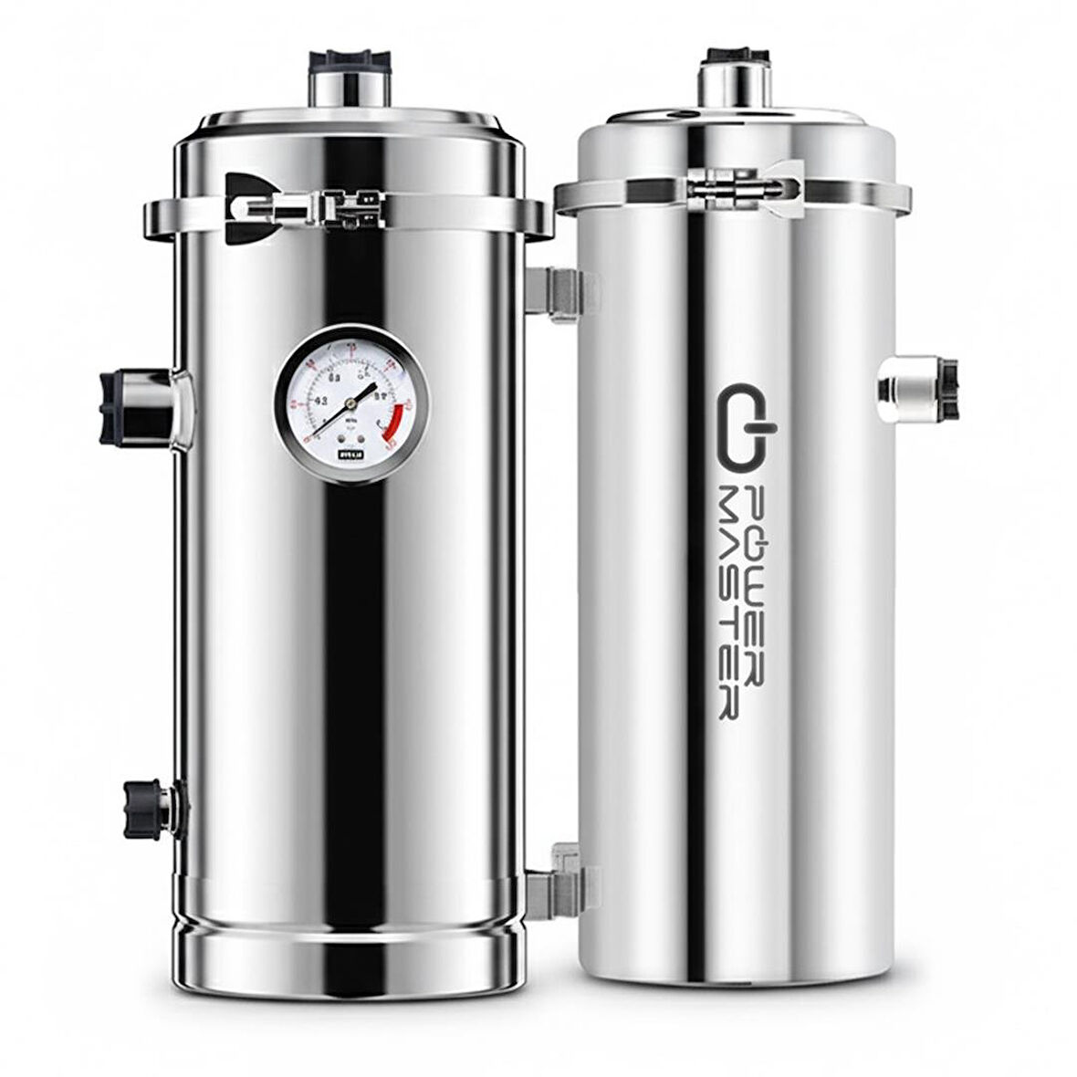 Powermaster PM-28652 Ana Hat Su Arıtma Sistemi 3.000 Litre Saat Paslanmaz Çelik Gövdeli Yıkanabilir UF-PVDF Filtreli