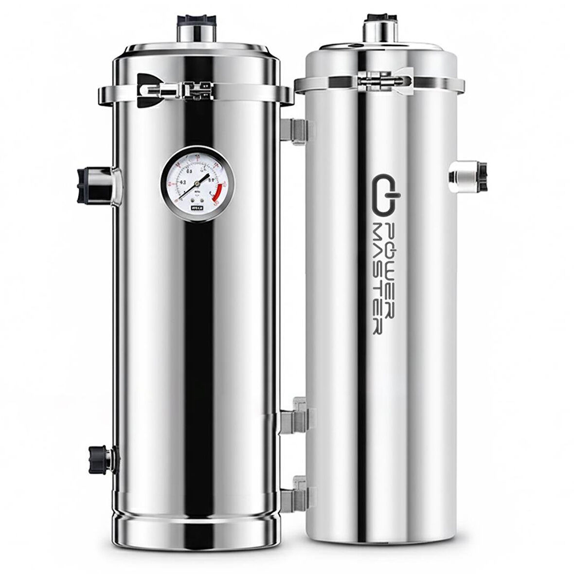 Powermaster PM-28653 Ana Hat Su Arıtma Sistemi 5.000 Litre Saat Paslanmaz Çelik Gövdeli Yıkanabilir UF-PVDF Filtreli