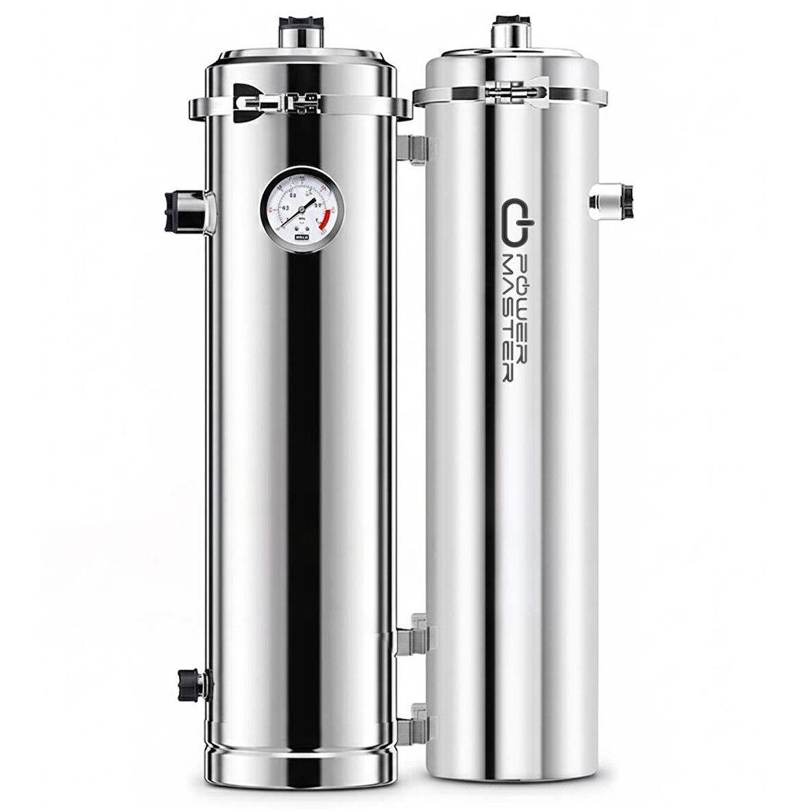 Powermaster PM-28654 Ana Hat Su Arıtma Sistemi 10.000 Litre Saat Paslanmaz Çelik Gövdeli Yıkanabilir UF-PVDF Filtreli