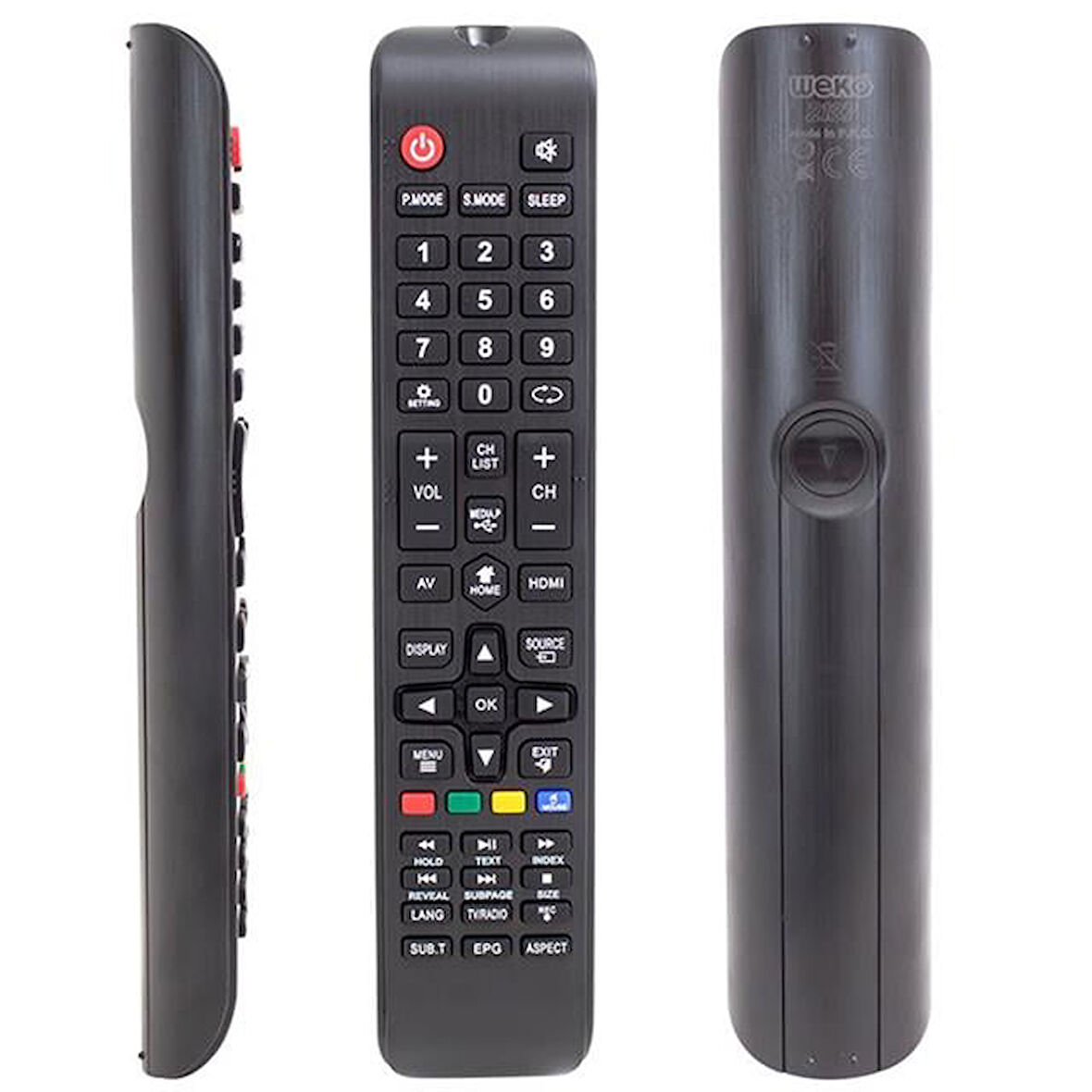 HEY 40109 Di̇ji̇tsu 55SH Rose ATV 232 Technobox Uyumlu LCD LED TV Kumanda