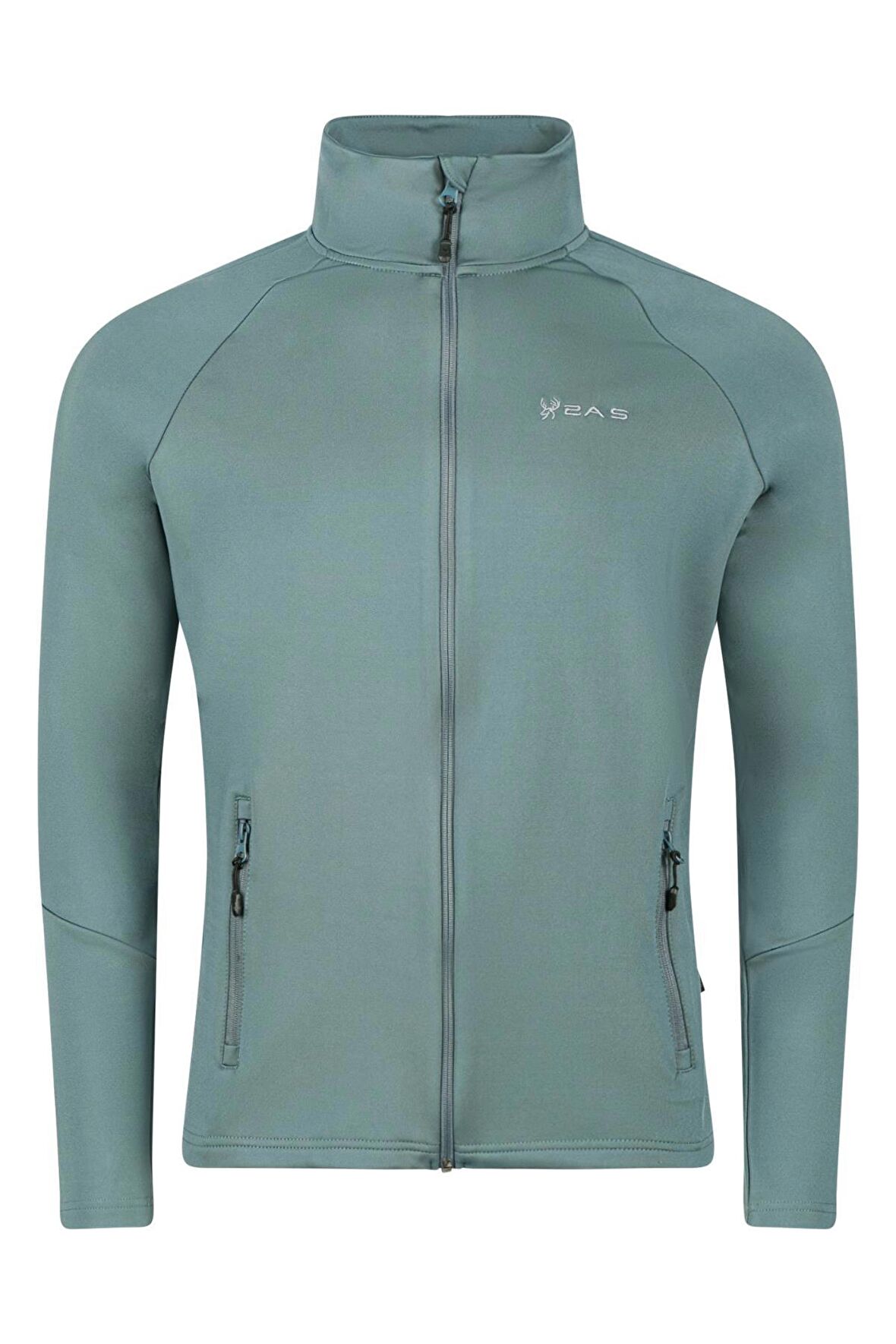 2AS Menza Tam Fermuarli Kadın Sweatshirt Gri