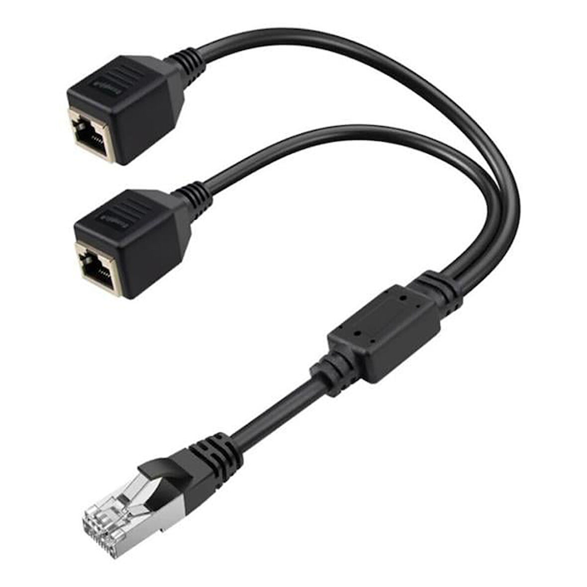 Powermaster PM-25434 Erkek RJ45 TO 2X Dişi Ethernet Çoklayıcı Splitter Dağıtıcı