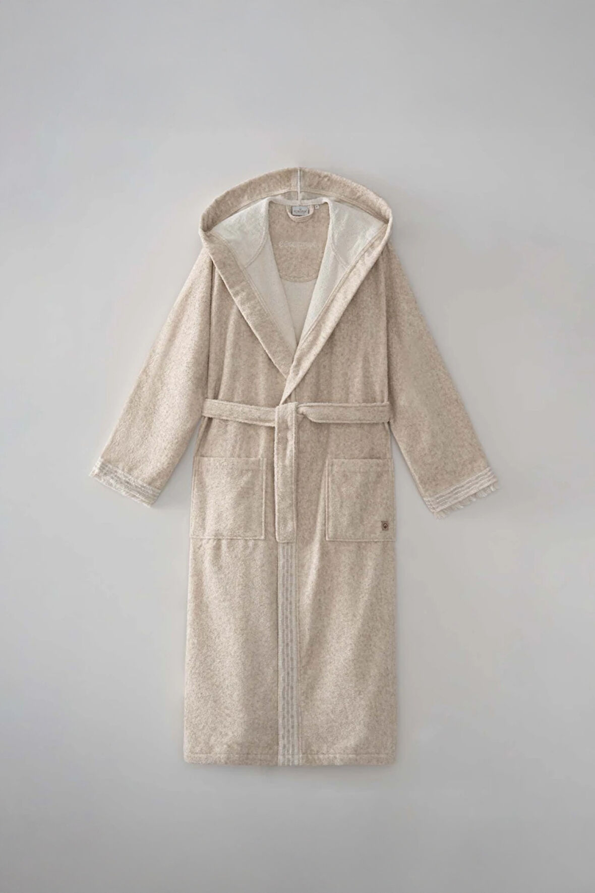 Ecocotton Ramina Organik Pamuk Bej "X-Large" Erkek Bornoz