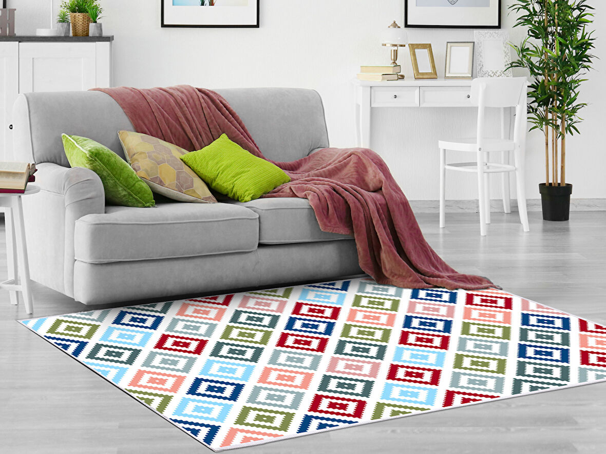 Dekoreko İnci Halı Dijital Saçaksız 1891