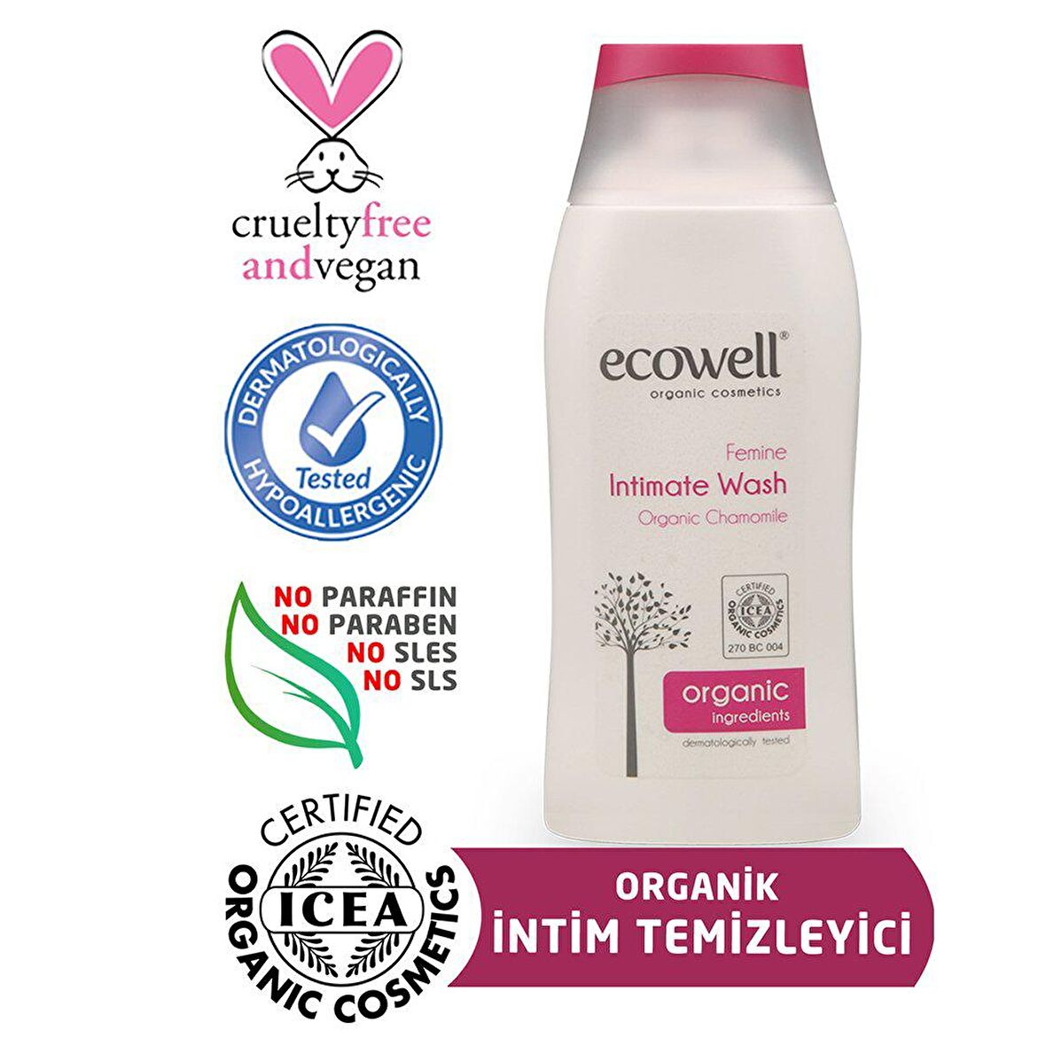  Ecowell İntim Temizleyici 200 ml