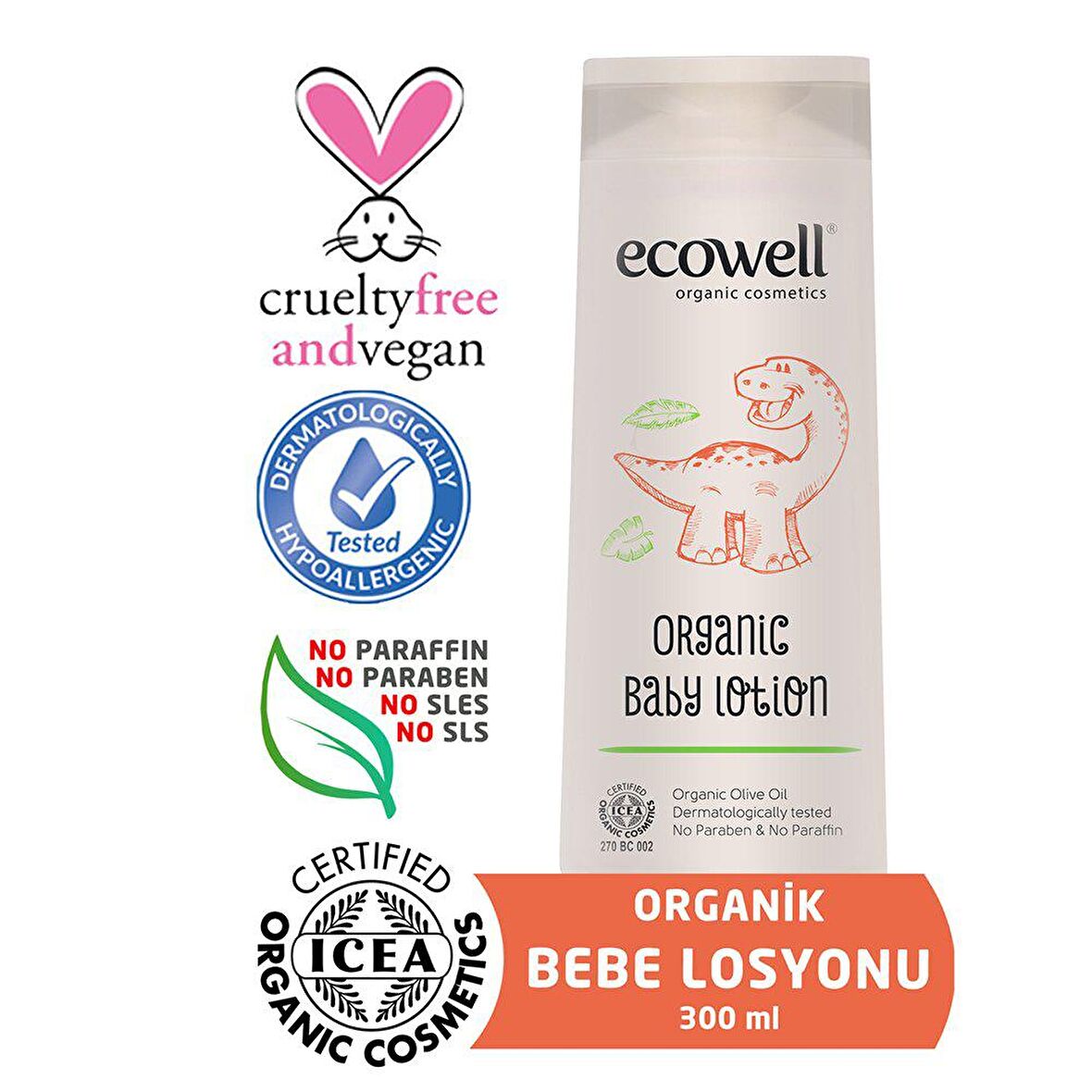 Ecowell  Bebek Losyon (300 Ml)