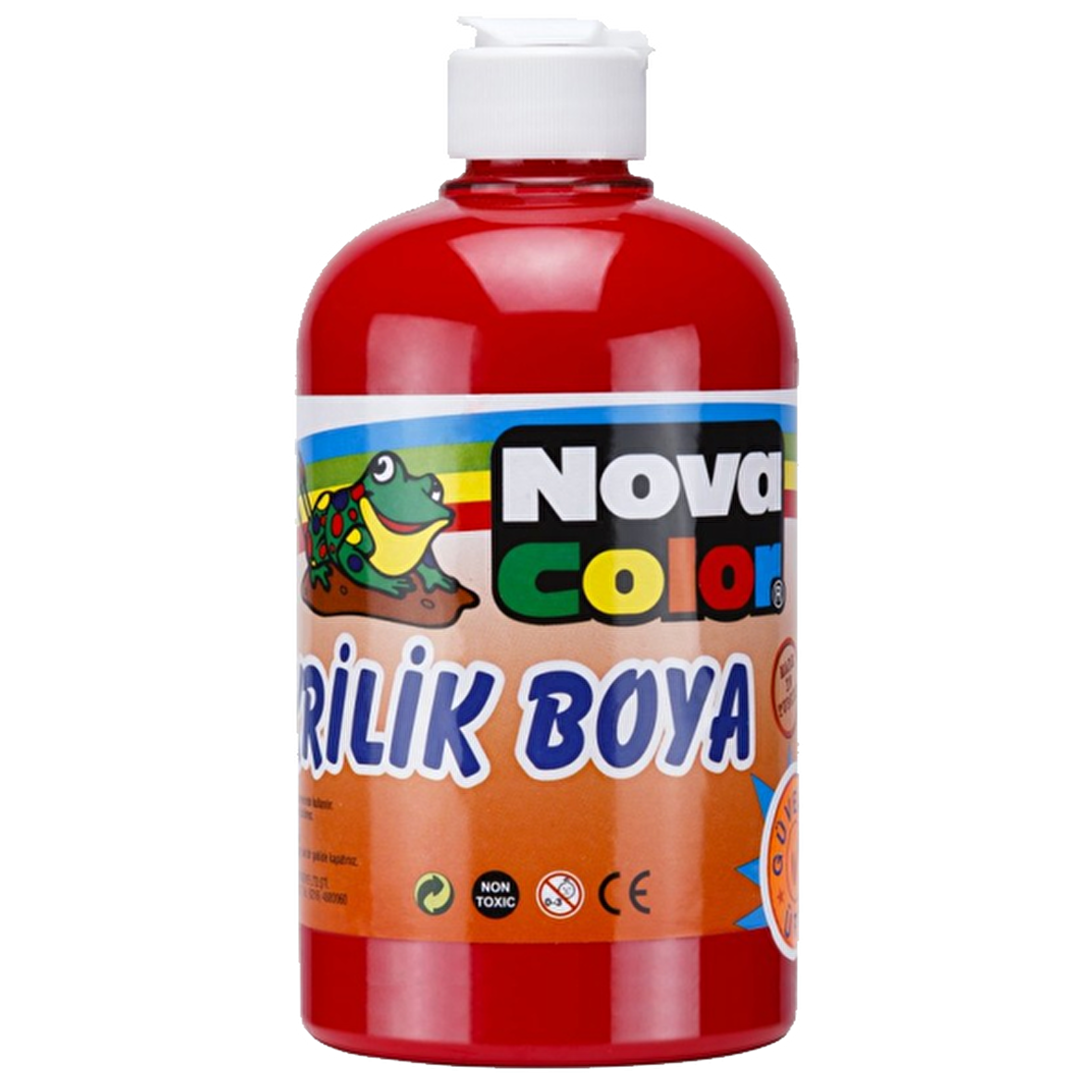 Nova Color Akrilik Boya 500 GR Kırmızı NC-382